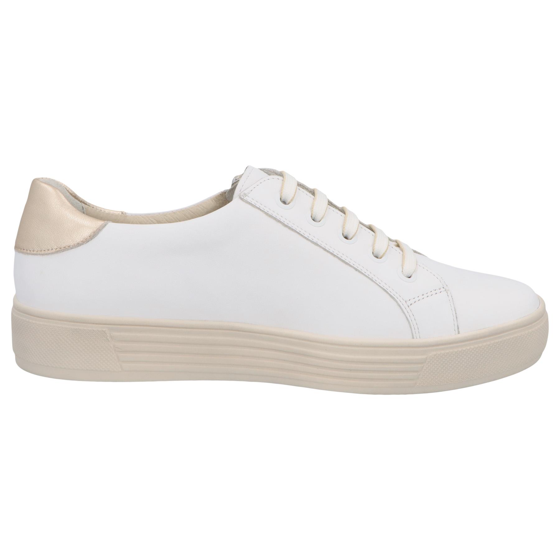 weiße halbschuh seitenansicht rechts