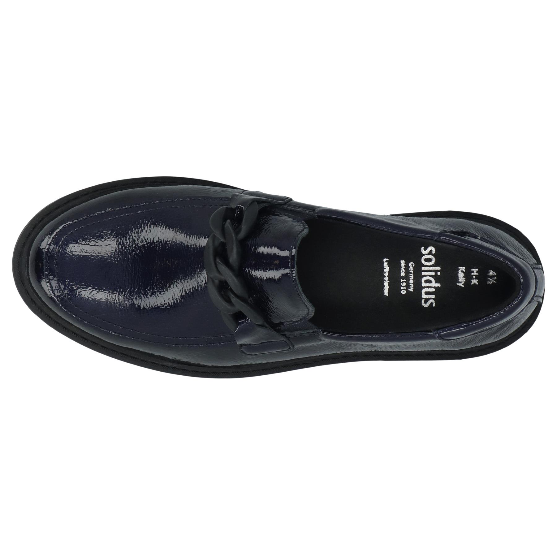 blaue slipper draufsicht