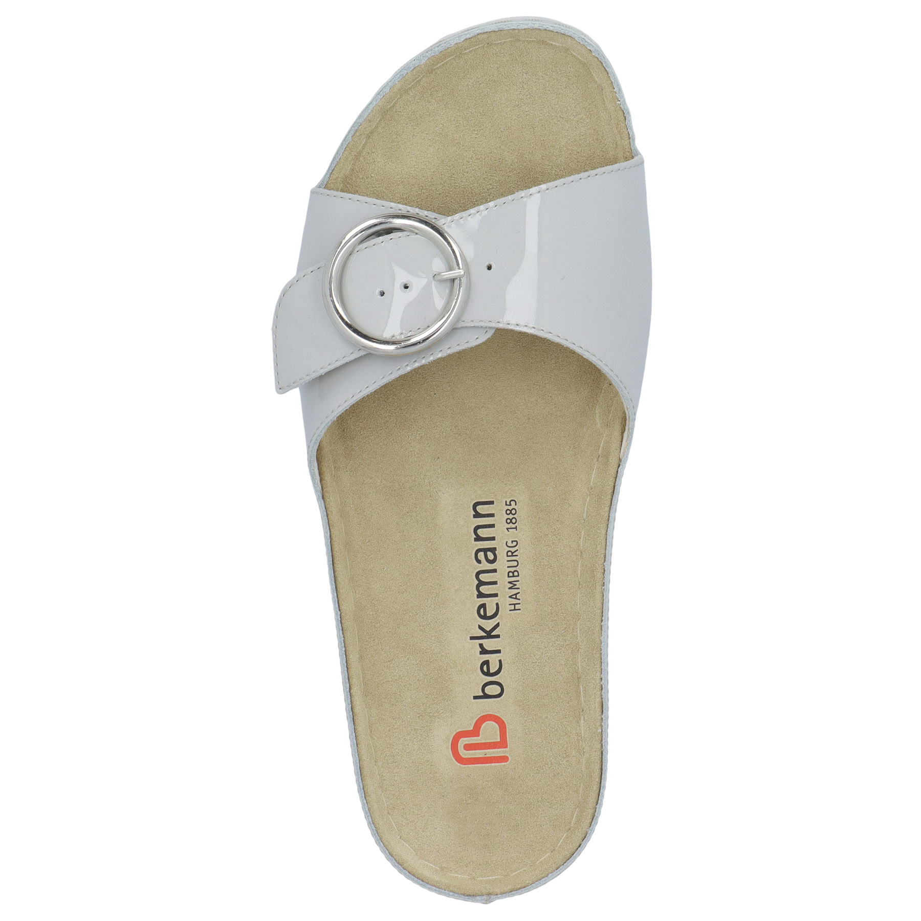 weiße sandale draufsicht