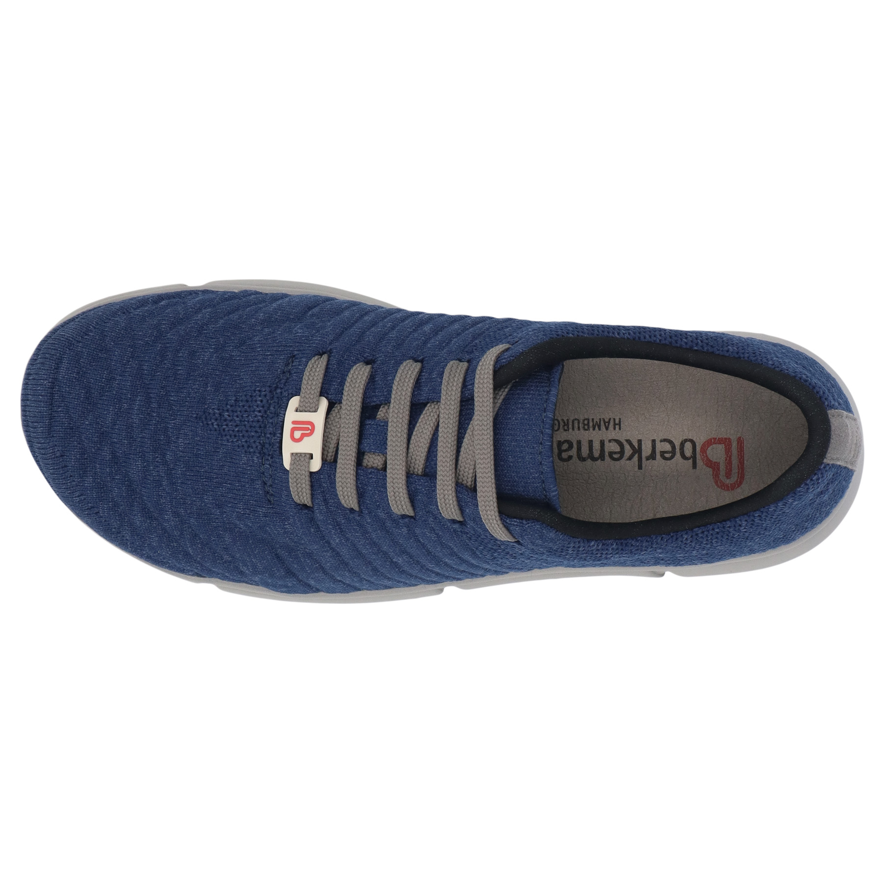 blaue sneaker draufsicht