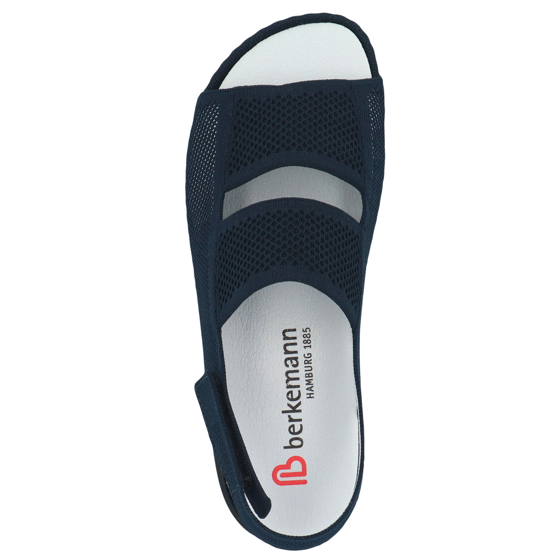 blaue sandale draufsicht