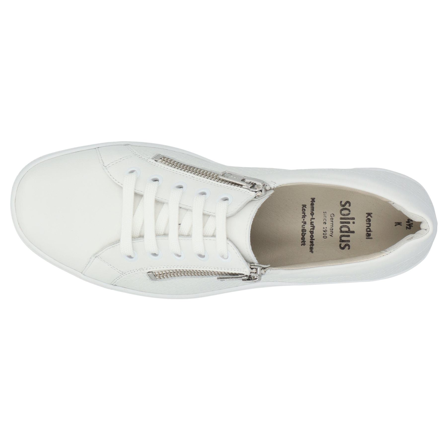 weiße halbschuh draufsicht