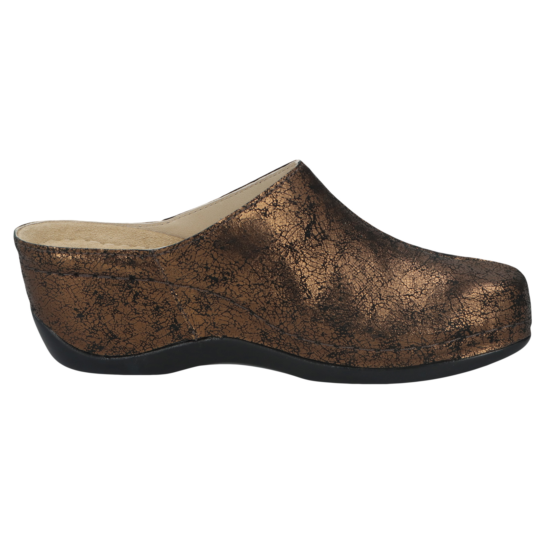 mehrfarbige clogs seitenansicht rechts