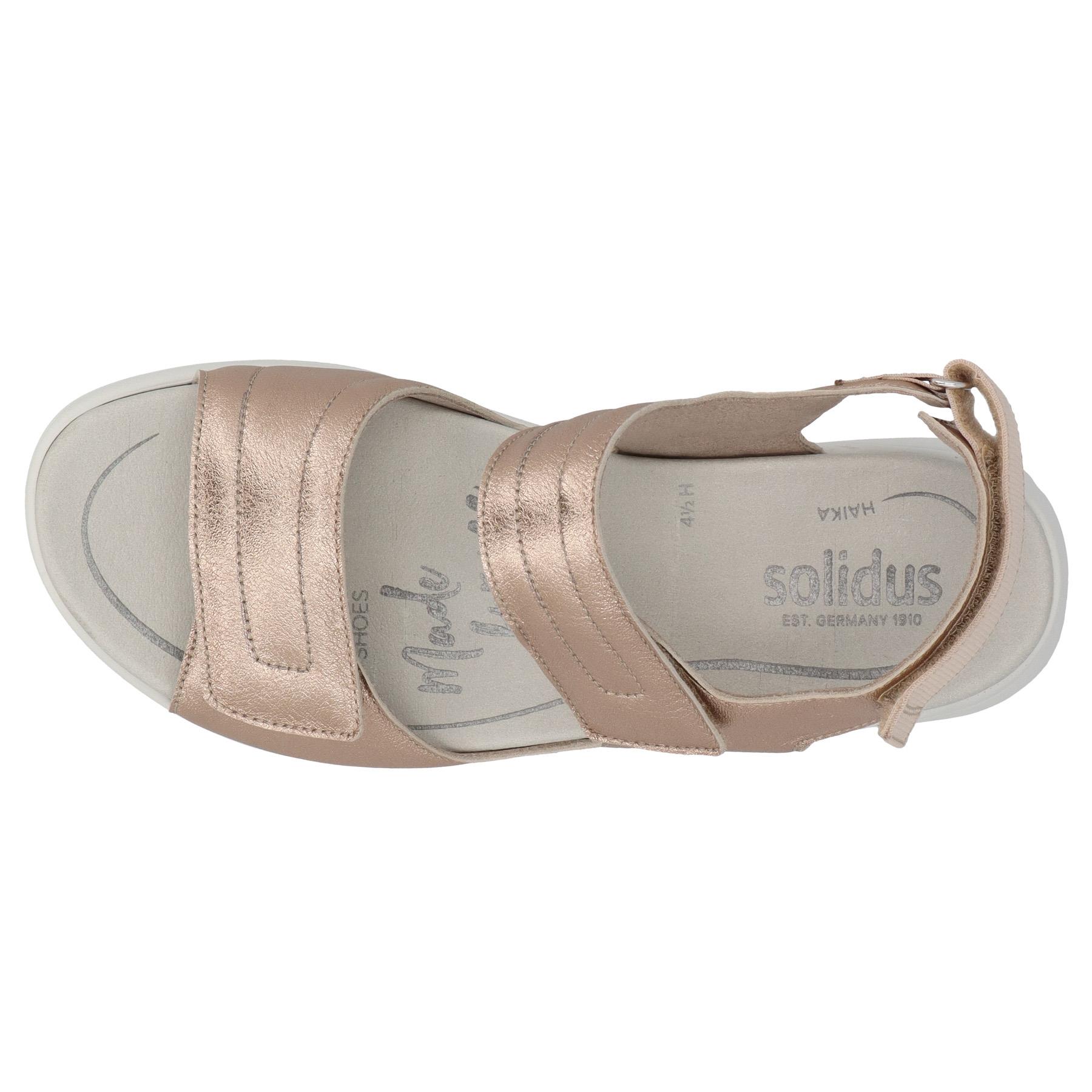 rote sandale draufsicht