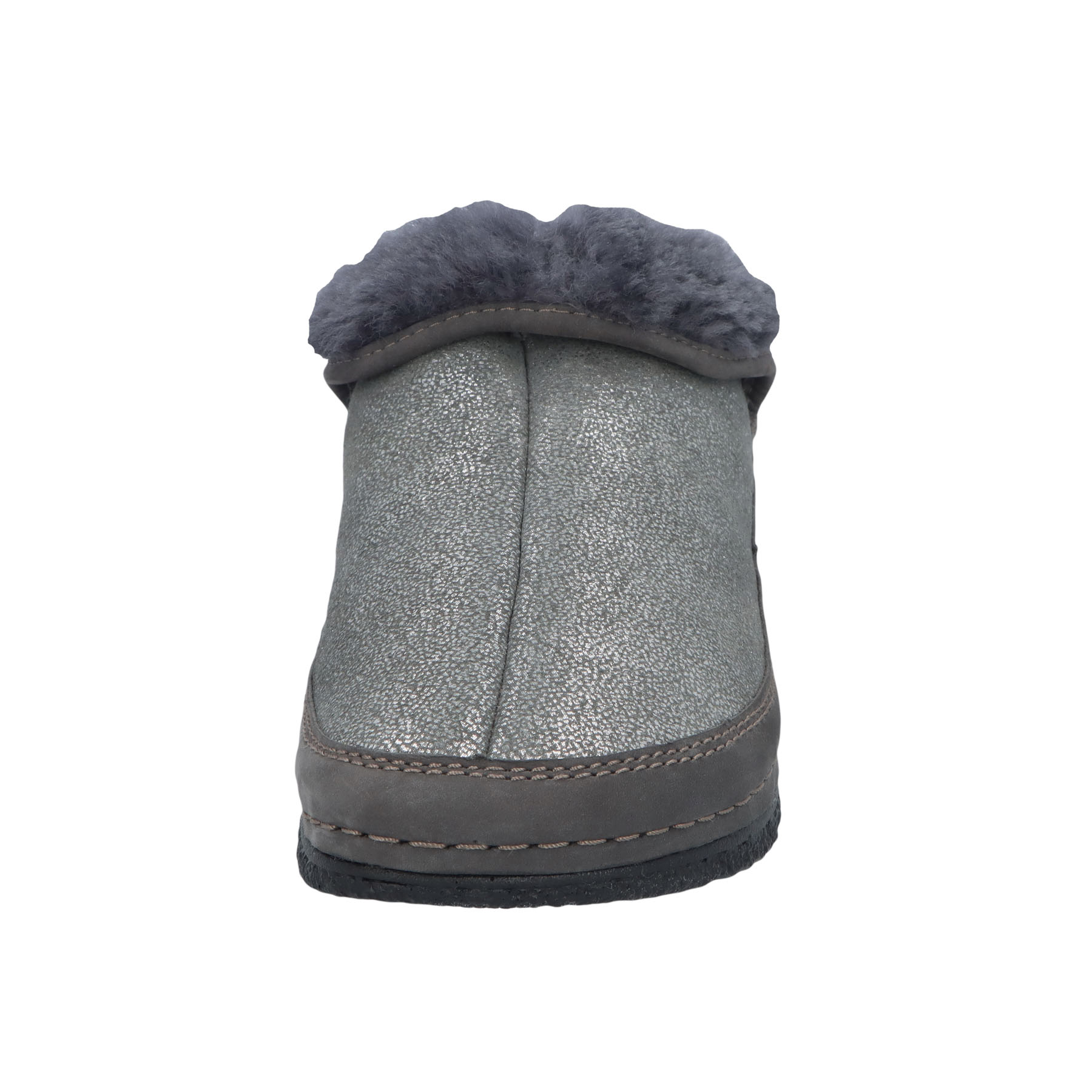 braune clogs vorderansicht