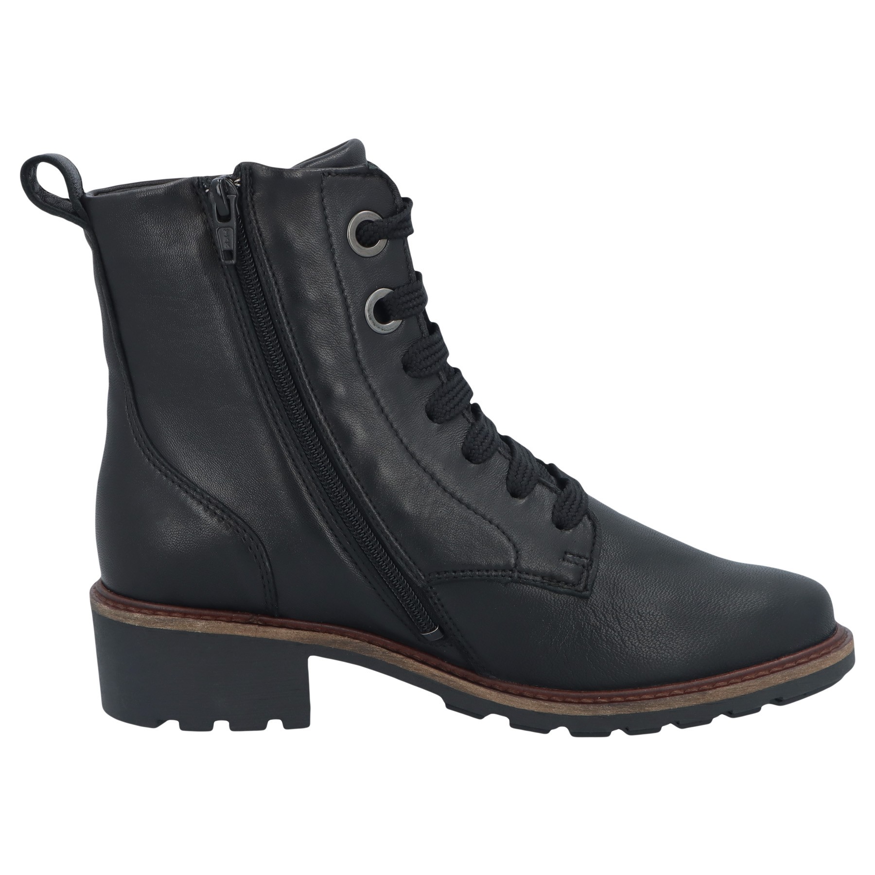 schwarze stiefel seitenansicht rechts