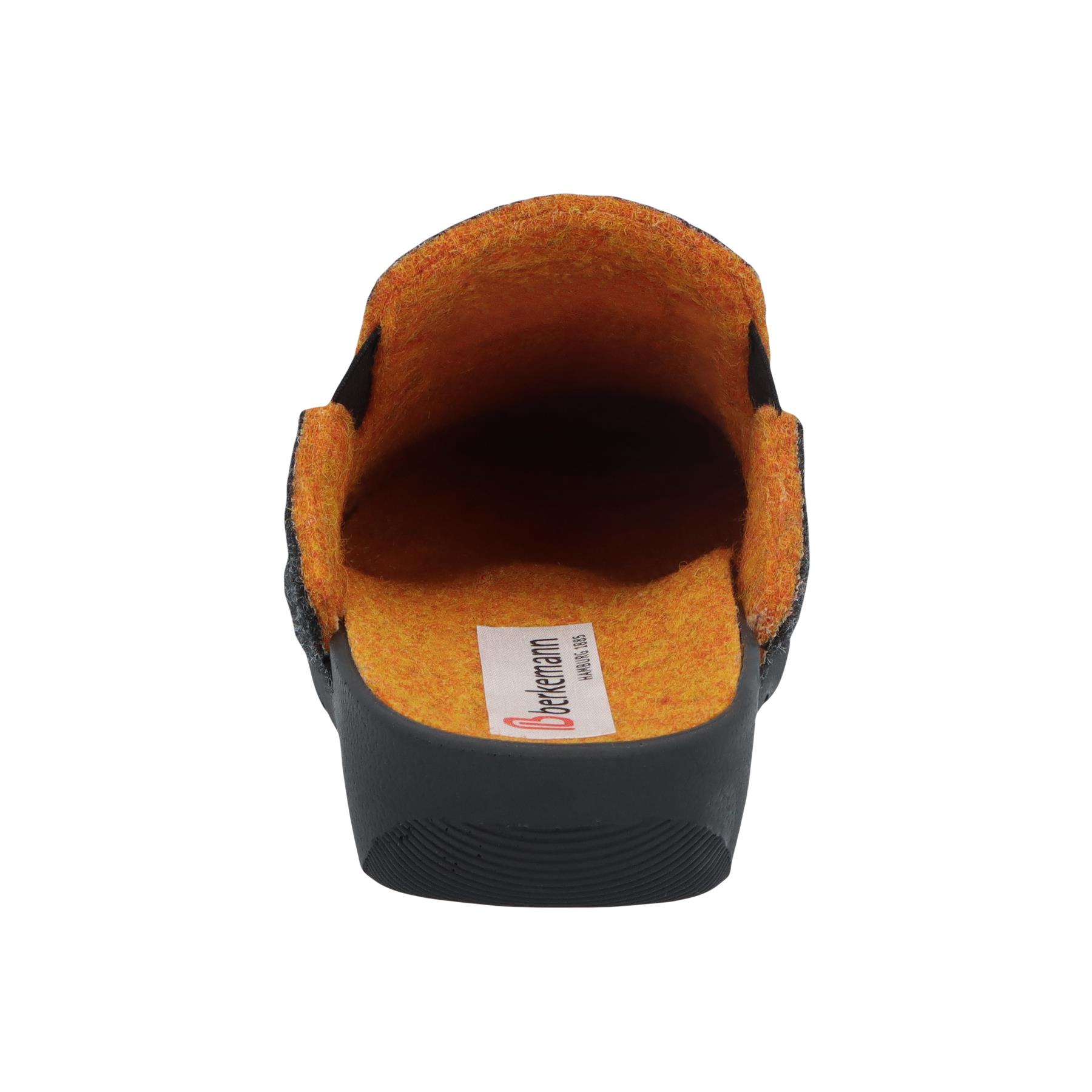 graue hausschuhe hinteransicht