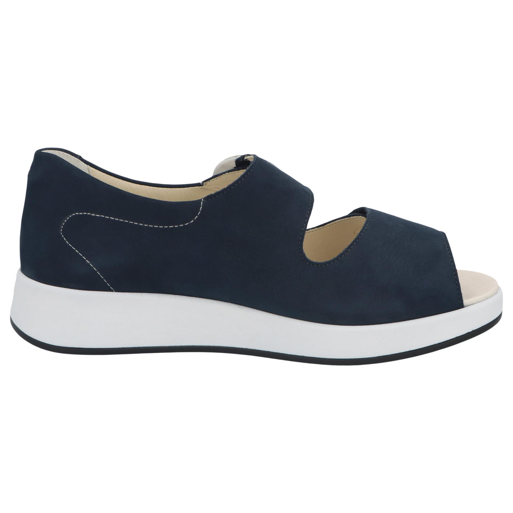 blaue sandale seitenansicht rechts