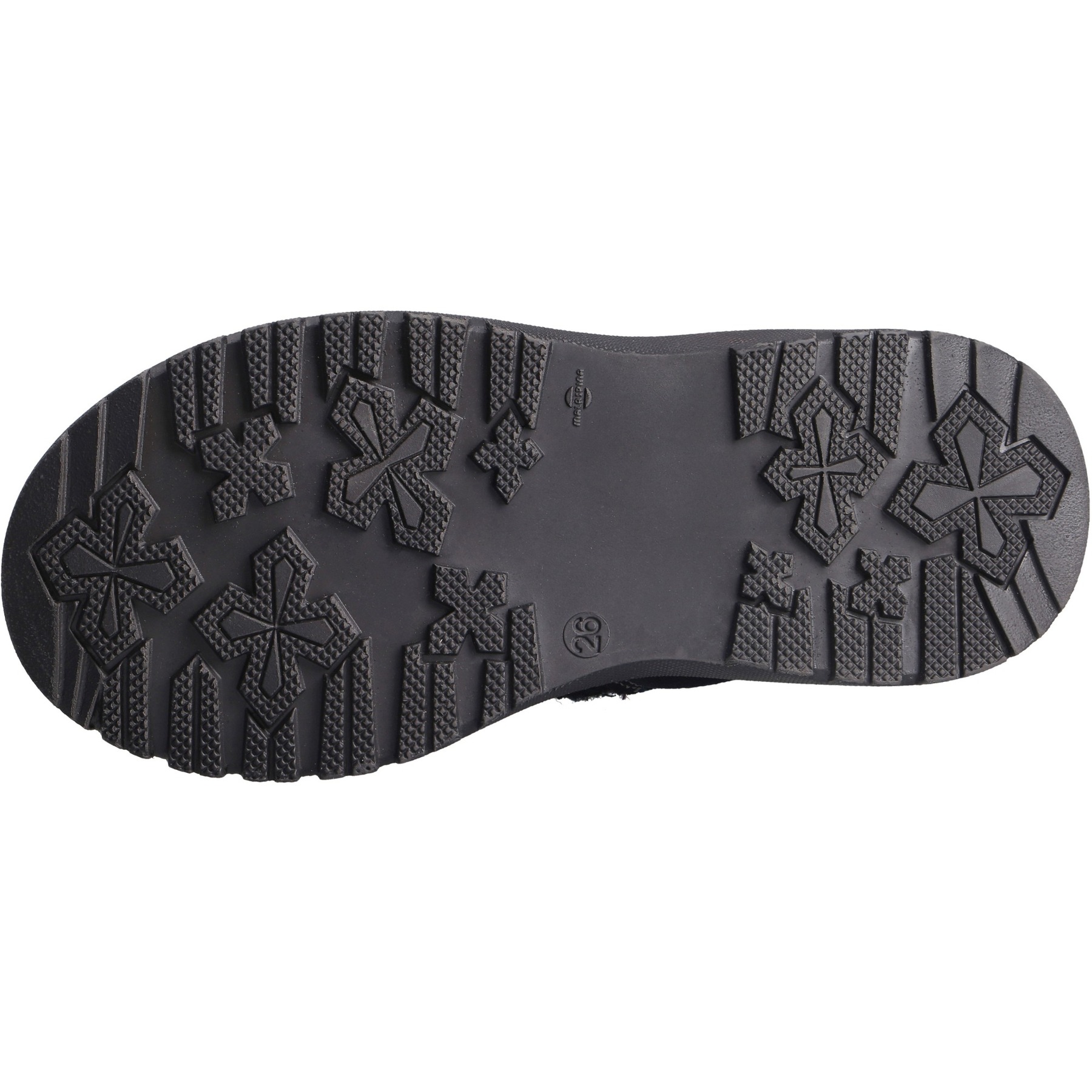 blaue stiefeletten sohlenansicht