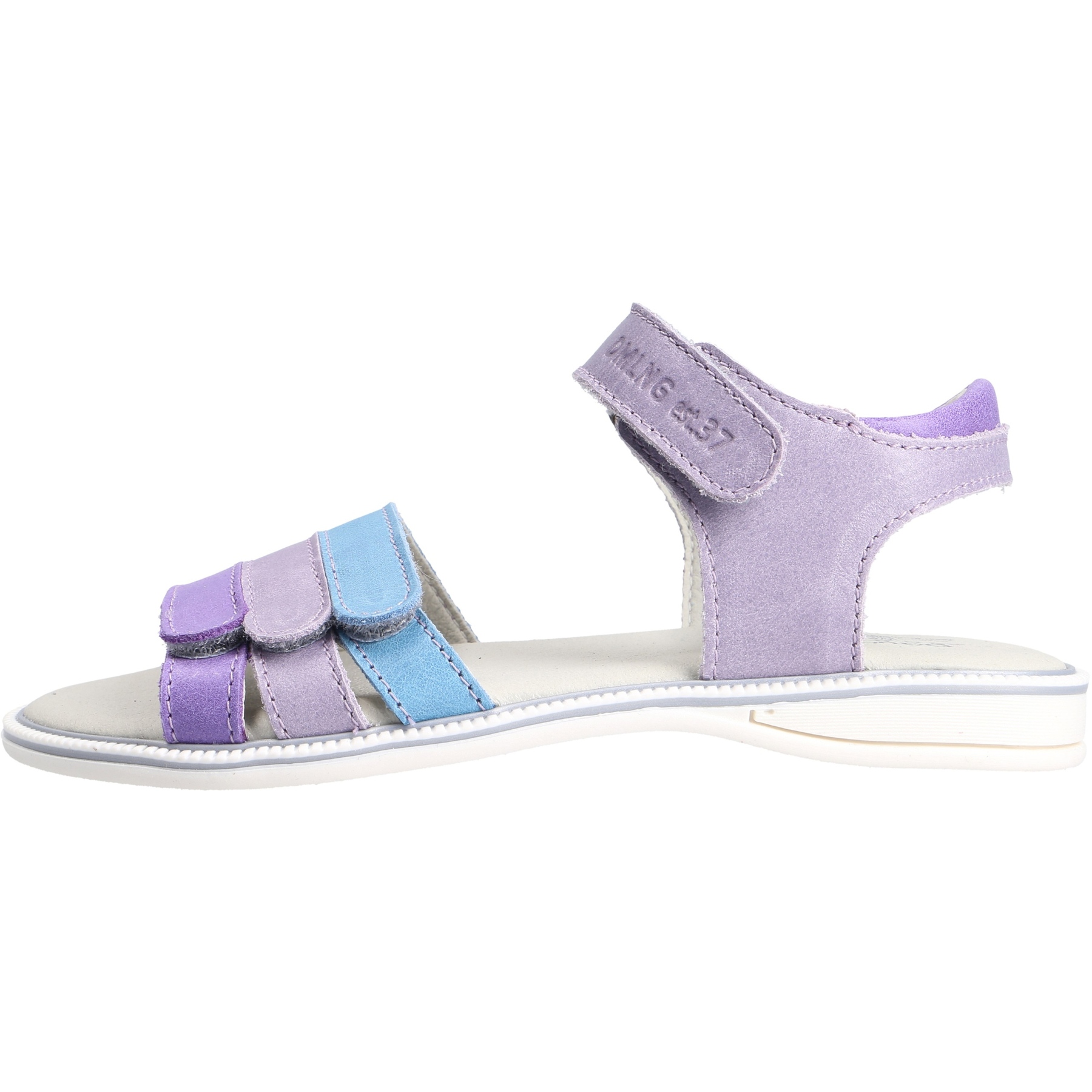 rote sandale seitenansicht links