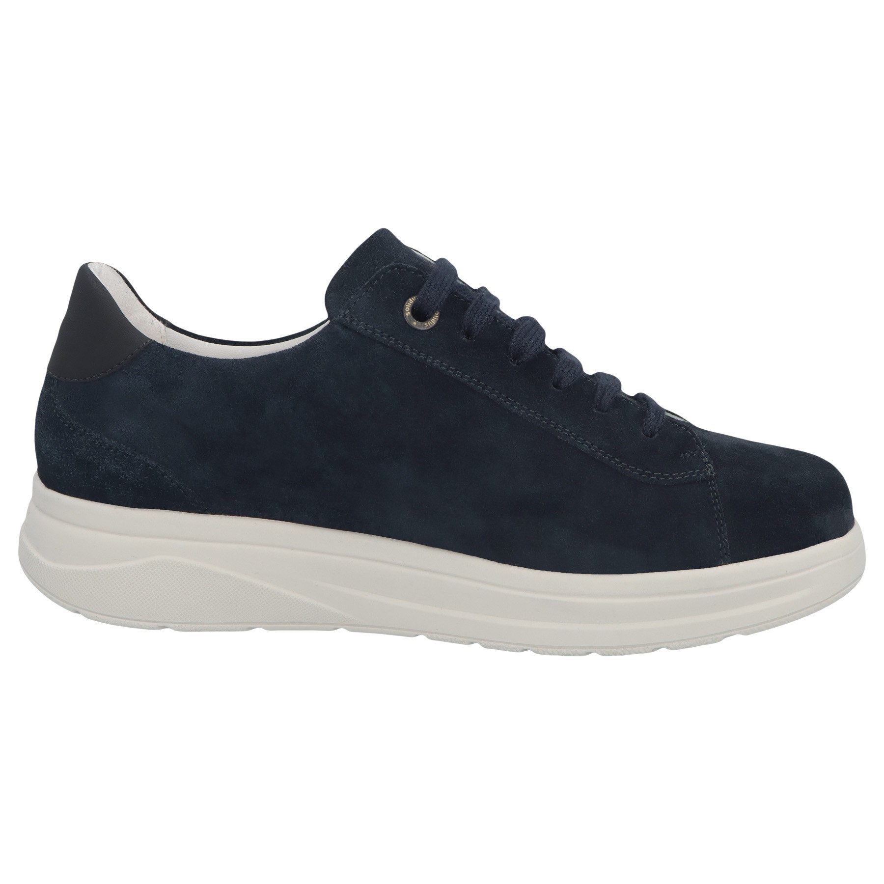 blaue halbschuh seitenansicht rechts