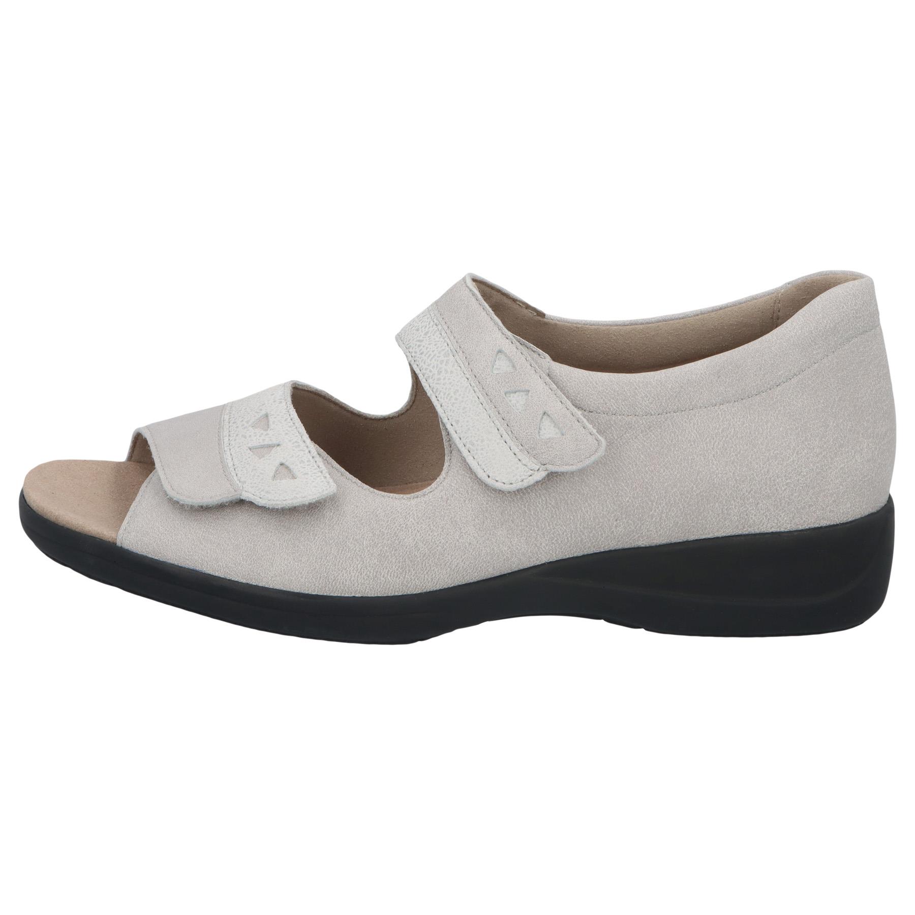 graue sandale seitenansicht links