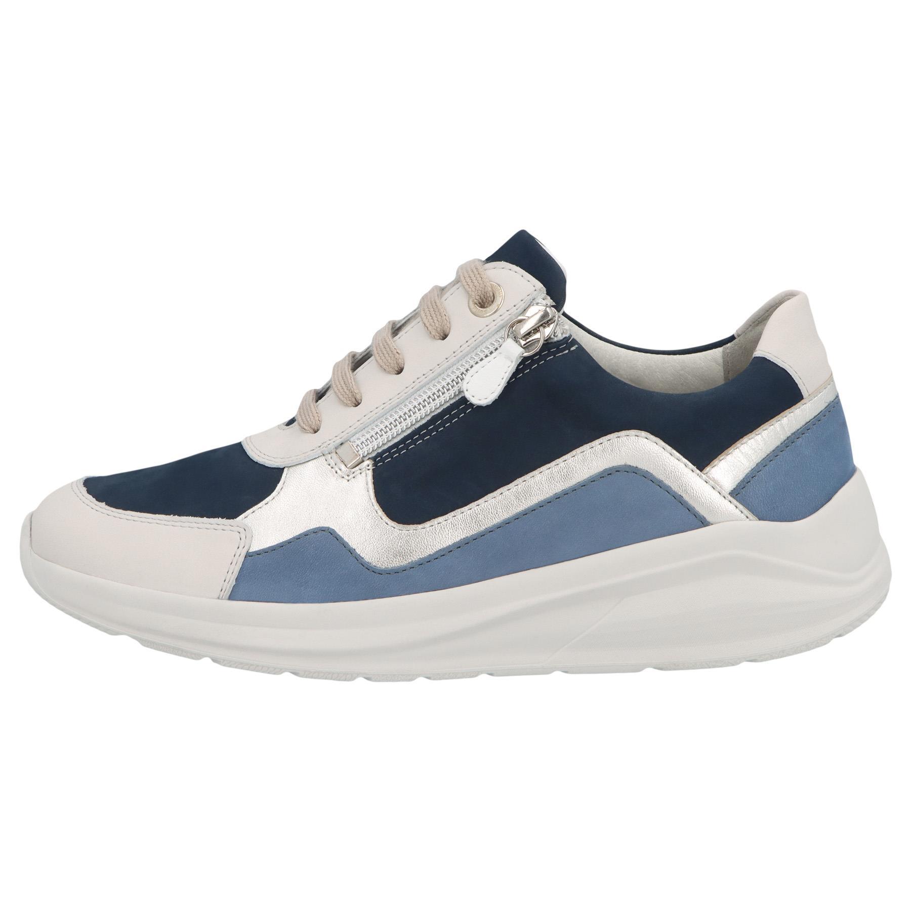 graue halbschuh seitenansicht links