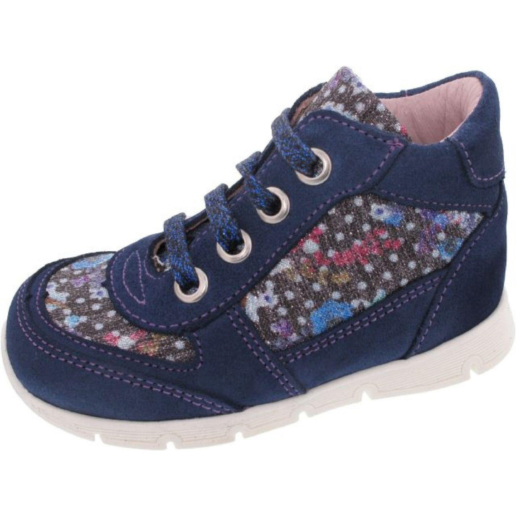 blaue lauflernschuhe 3-4 ansicht