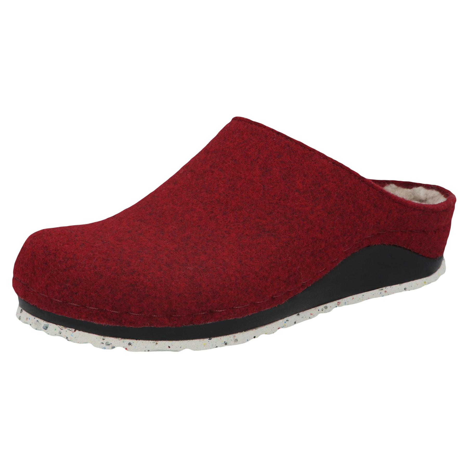 rote hausschuhe 3-4 ansicht