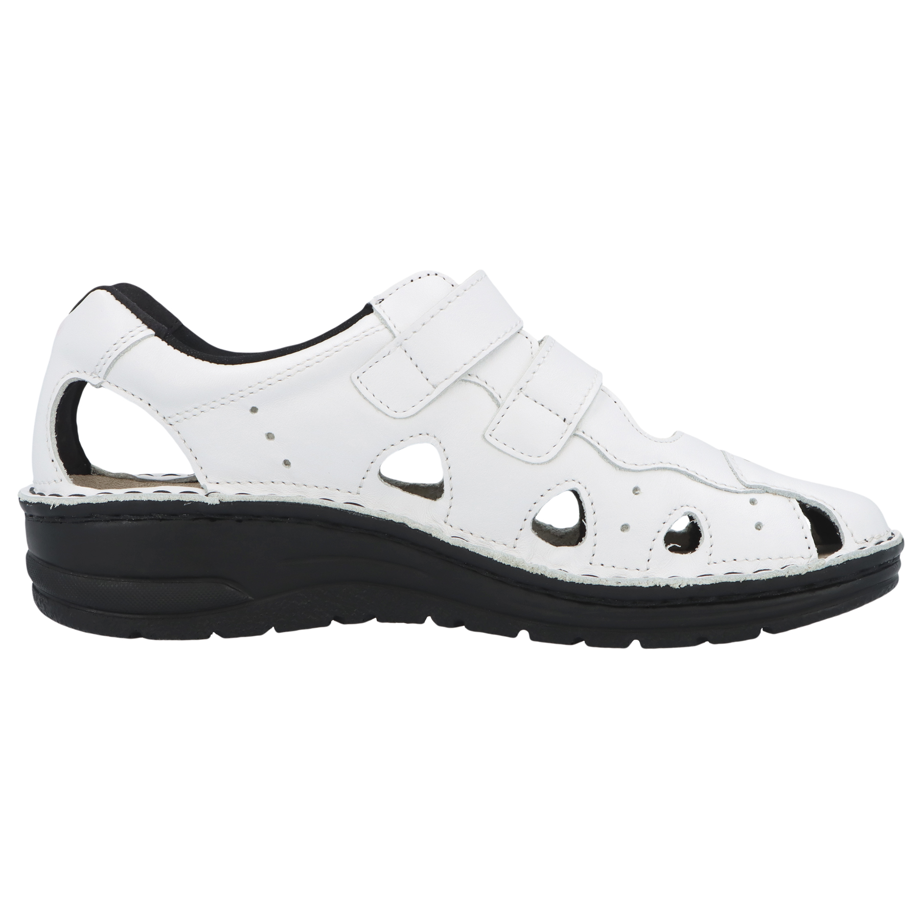 weiße halbschuh seitenansicht rechts