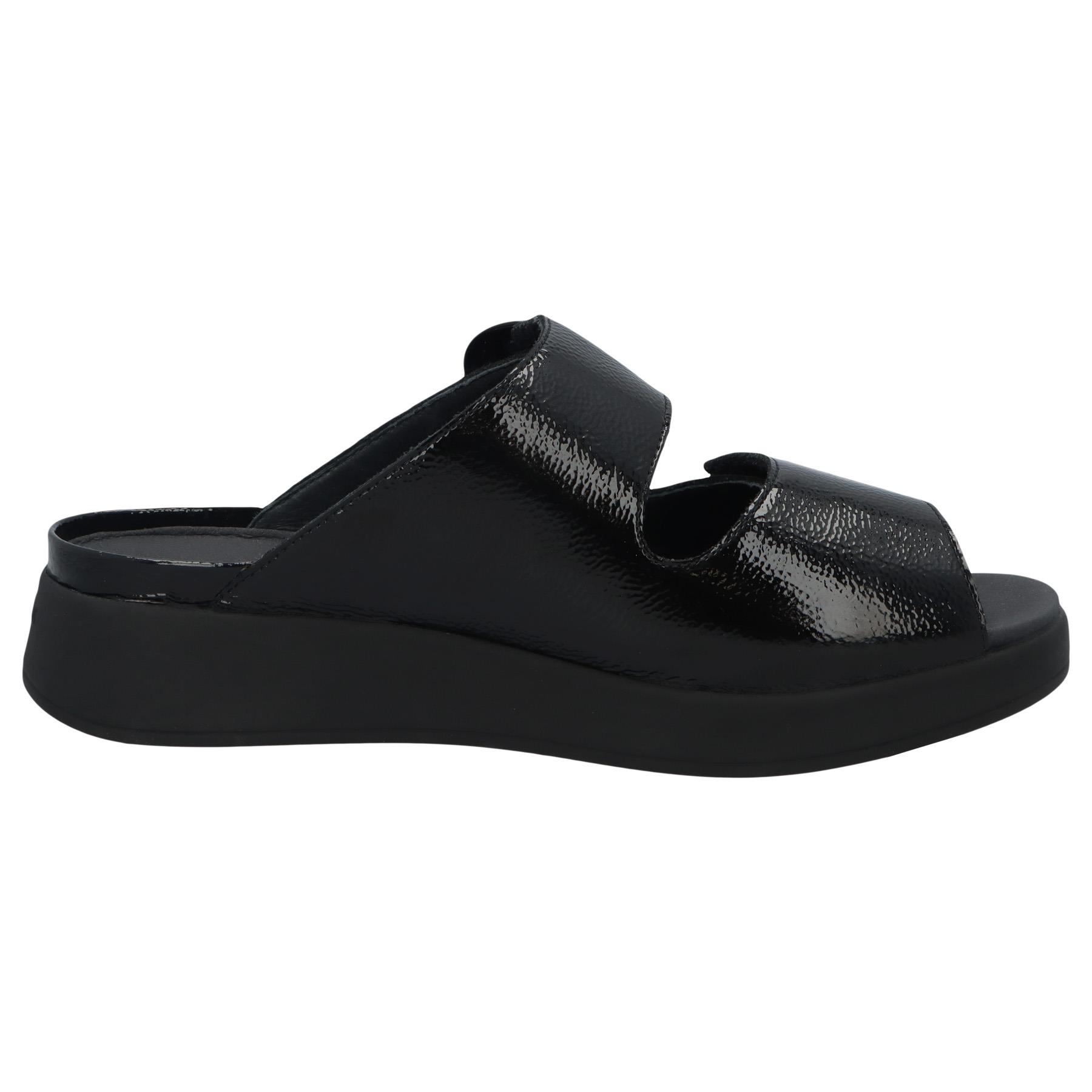 schwarze pantolette seitenansicht rechts