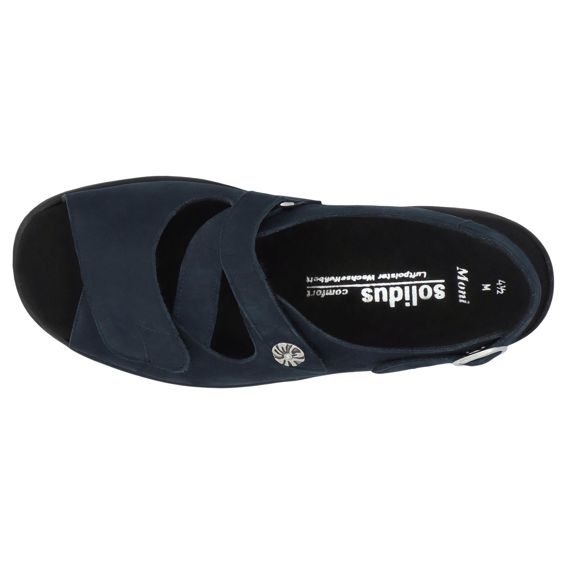 blaue sandale draufsicht