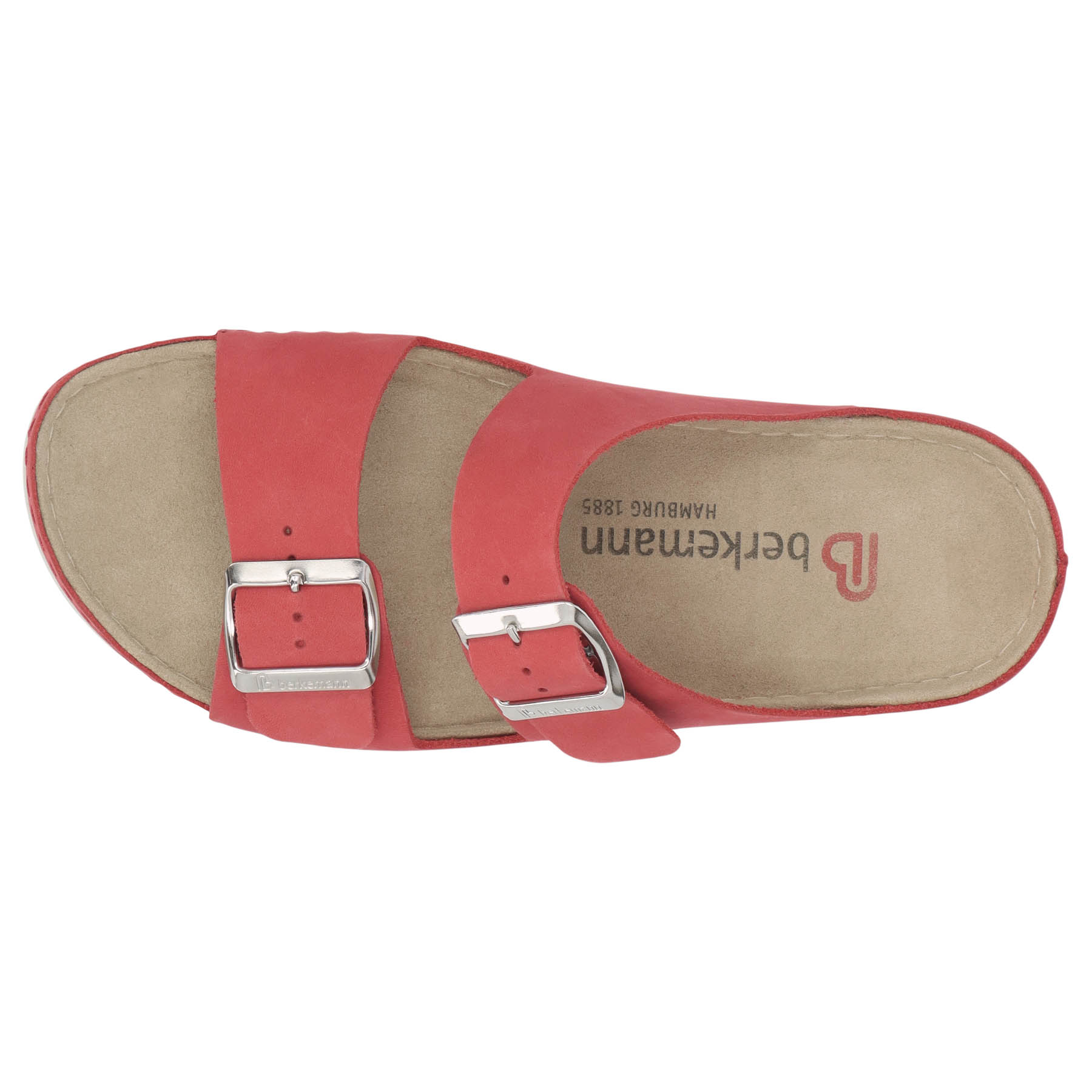 rote pantolette draufsicht