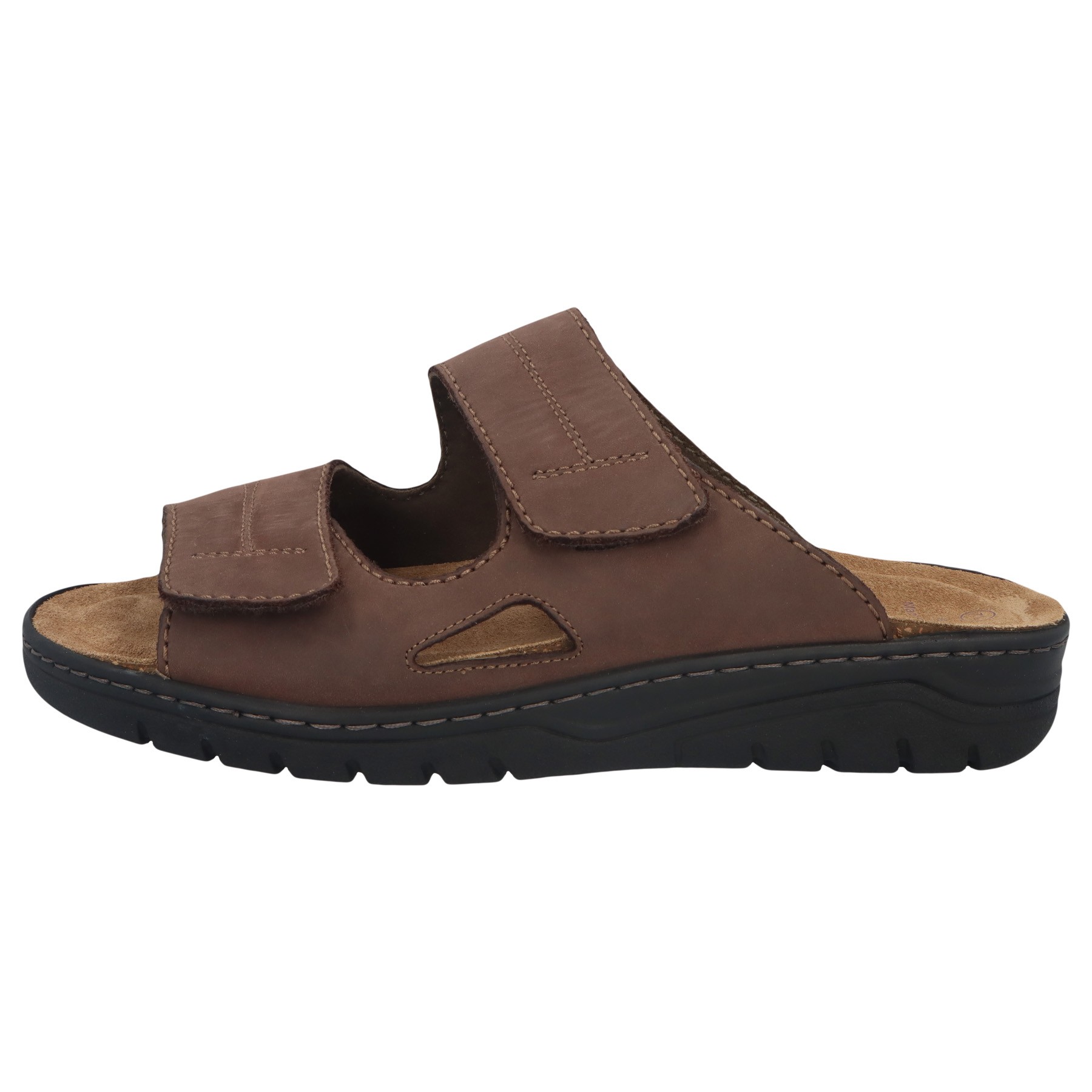 braune pantolette seitenansicht links