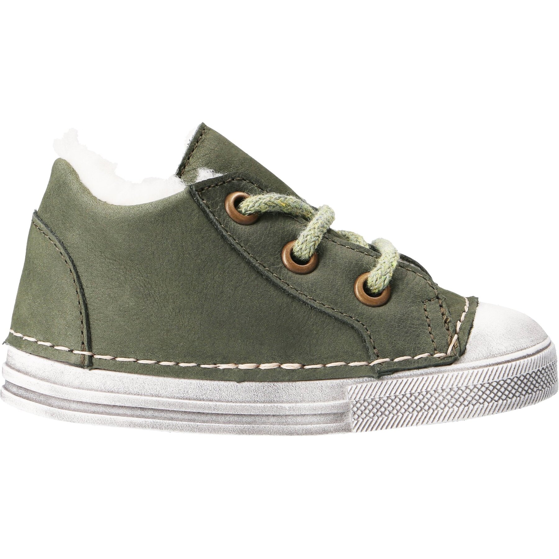 grüne lauflernschuhe seitenansicht rechts