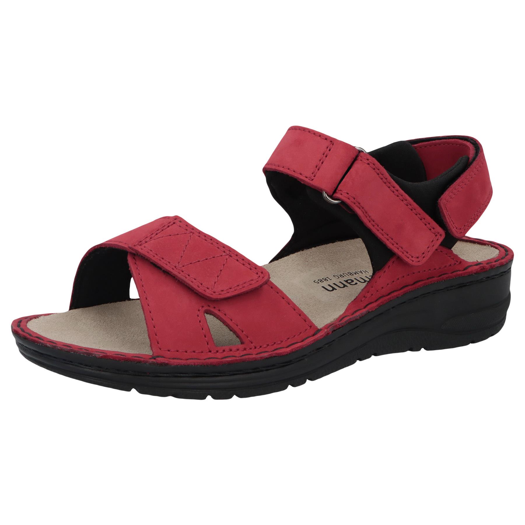 rote sandale 3-4 ansicht