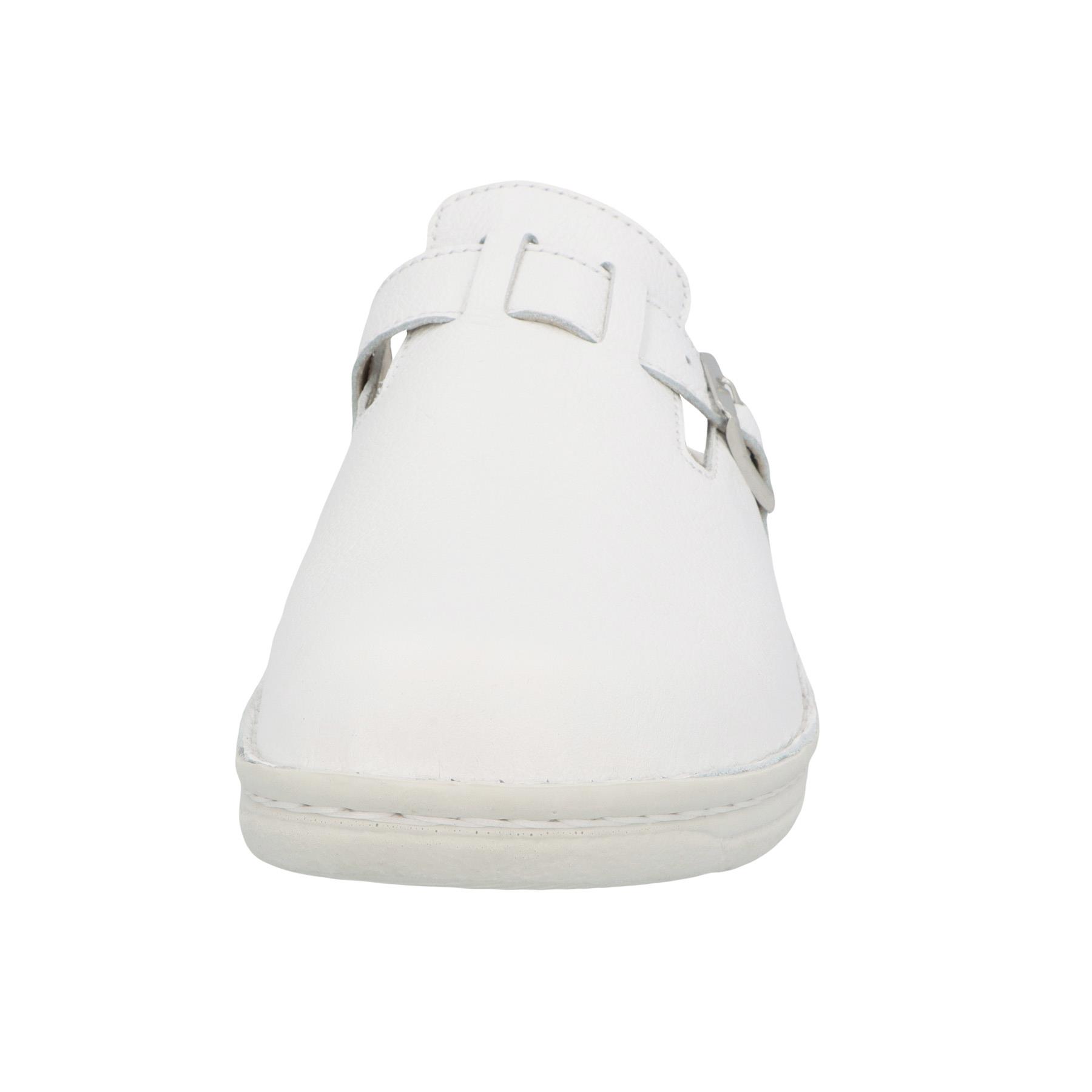 weiße clogs vorderansicht