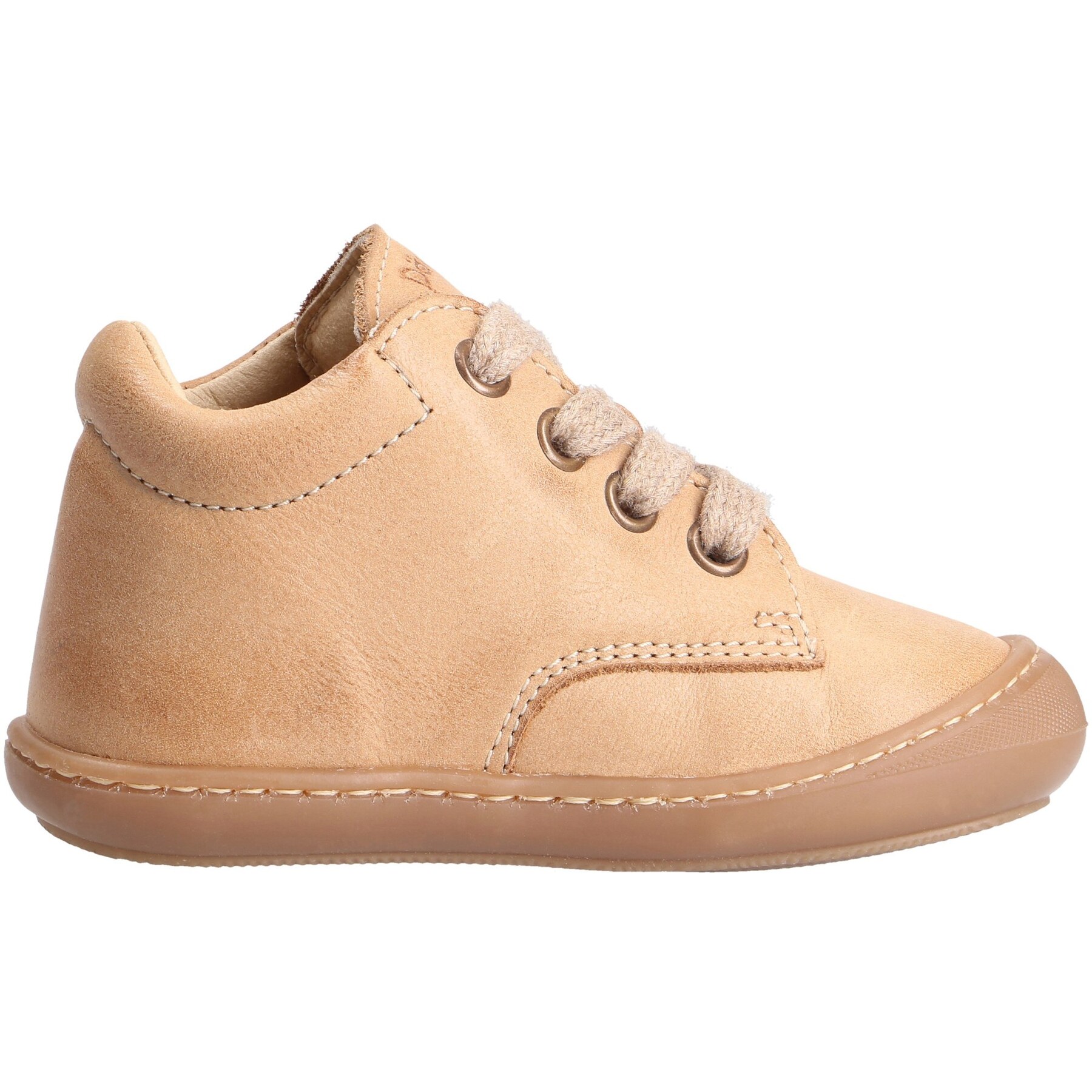 braune lauflernschuhe seitenansicht rechts