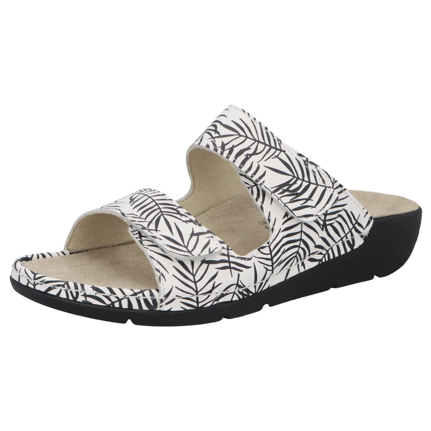 weiße pantolette 3-4 ansicht