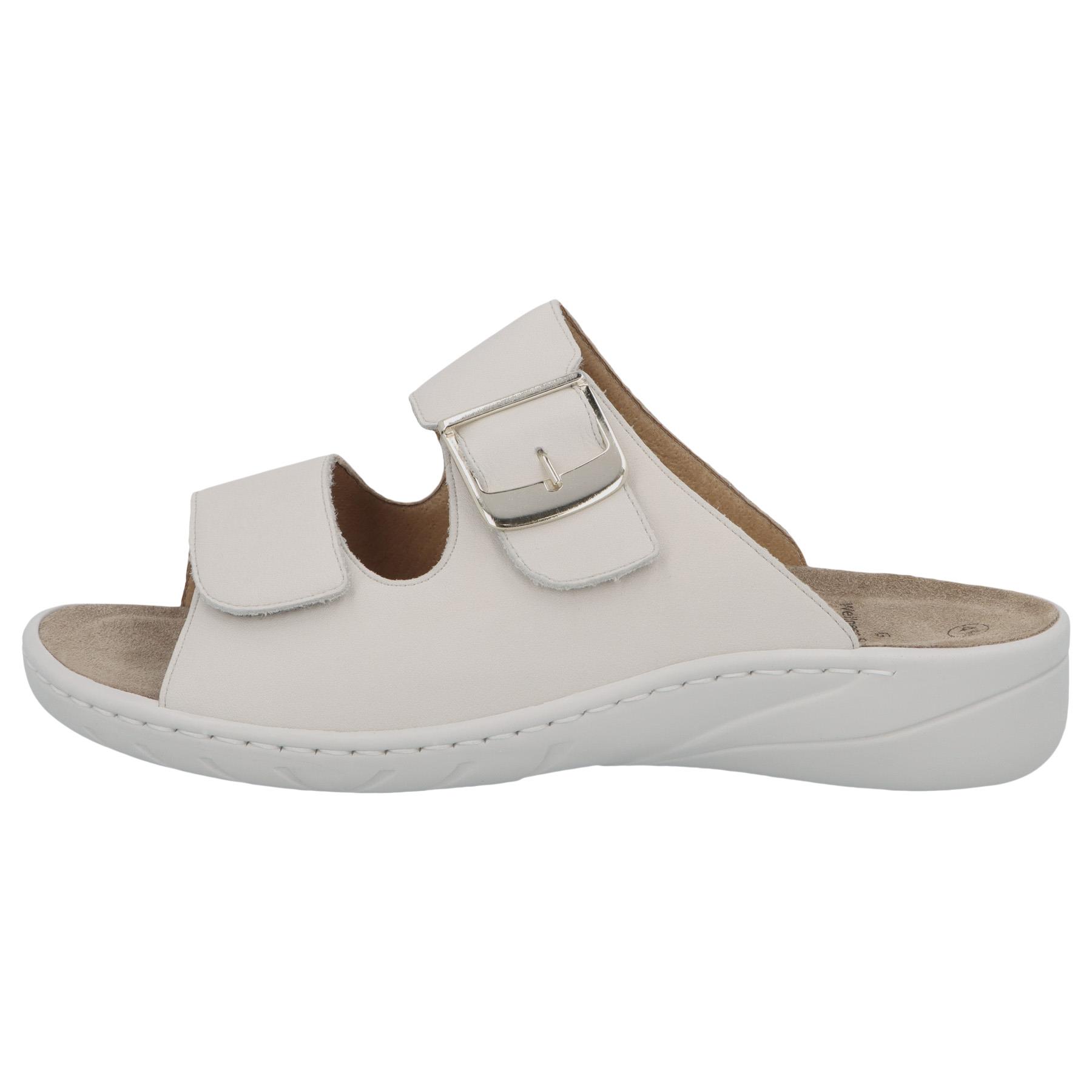 graue pantolette seitenansicht links