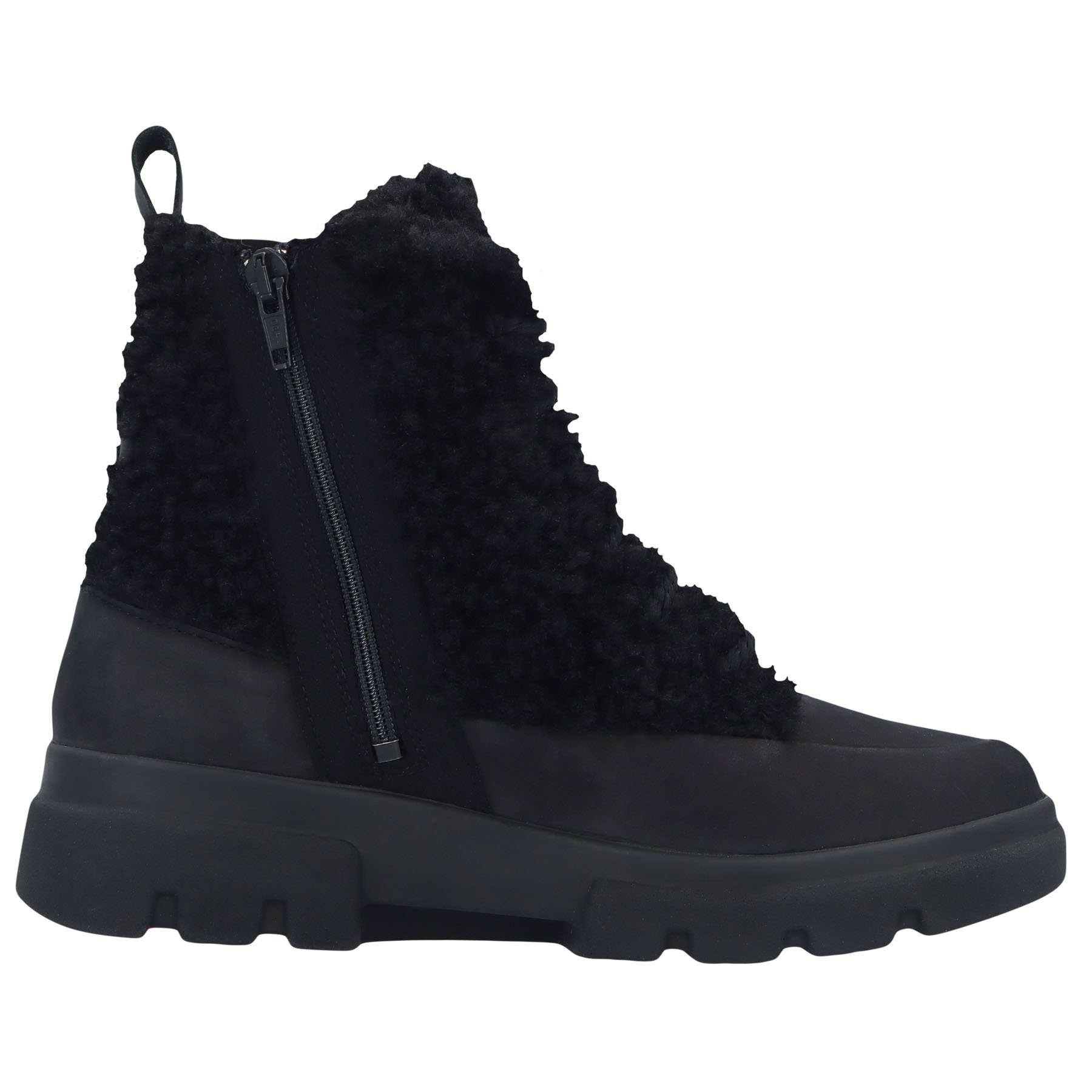 schwarze stiefeletten seitenansicht rechts