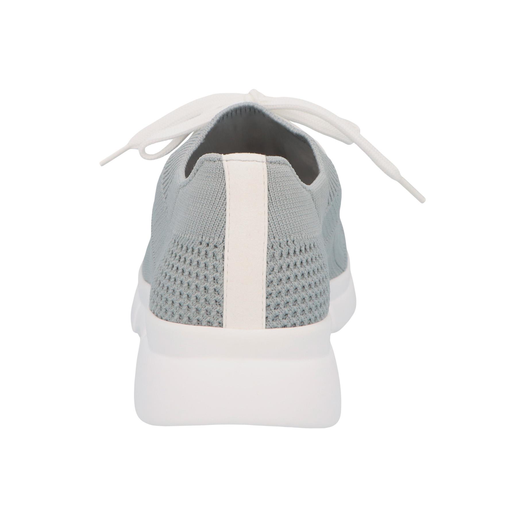 graue sneaker hinteransicht