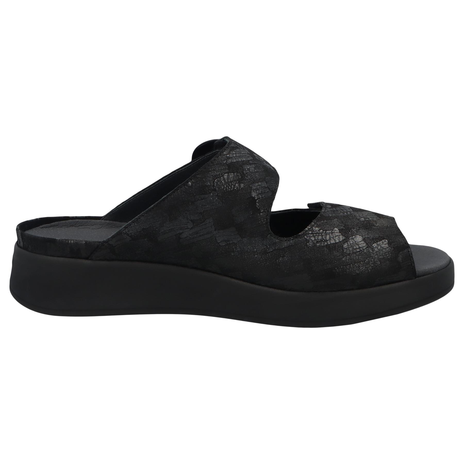 schwarze pantolette seitenansicht rechts