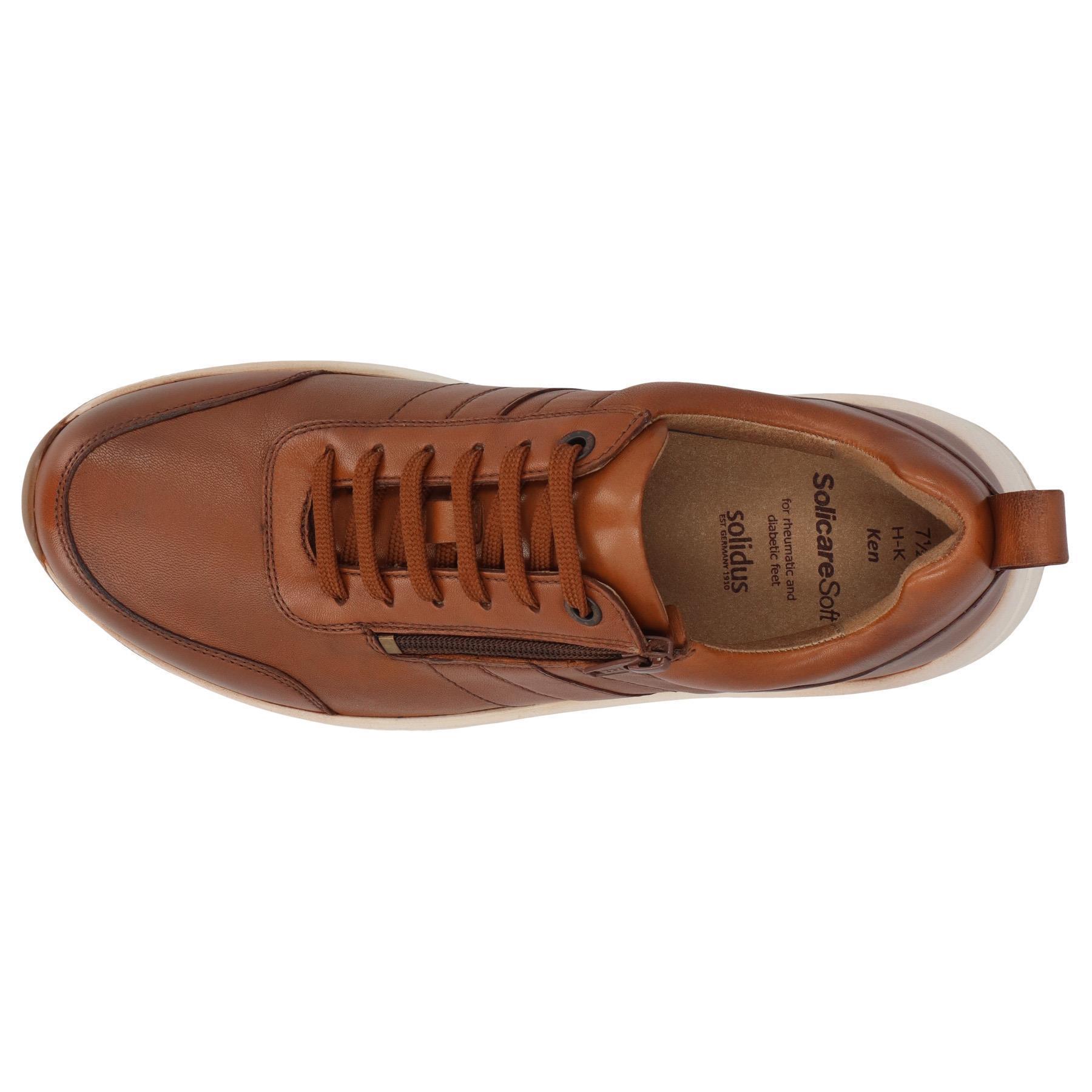 braune halbschuh draufsicht