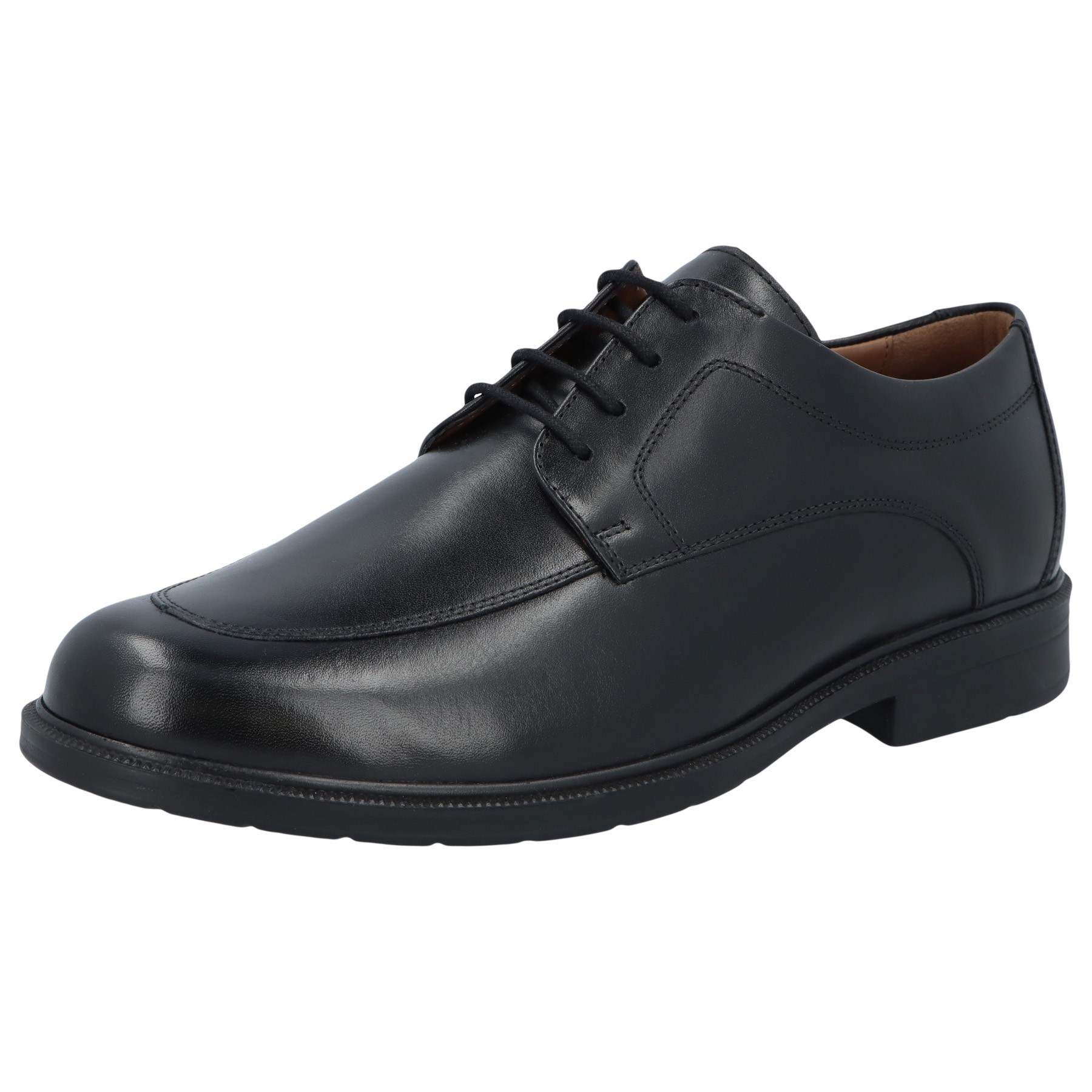 schwarze halbschuh 3-4 ansicht