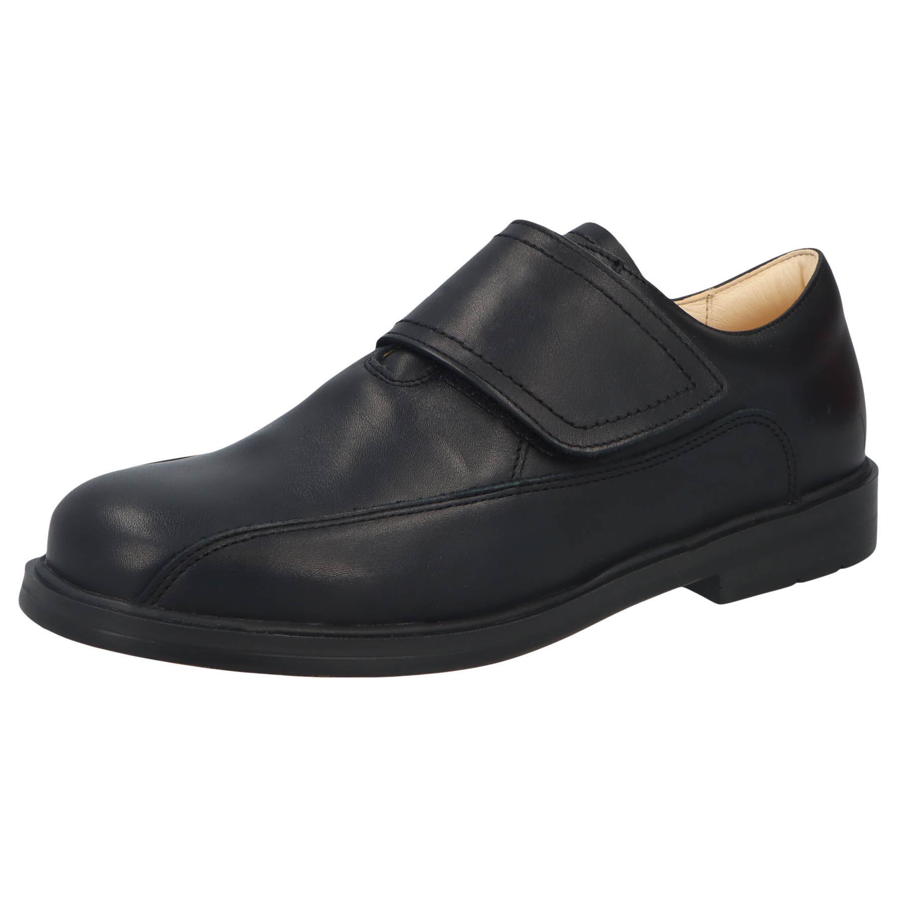 schwarze halbschuh 3-4 ansicht