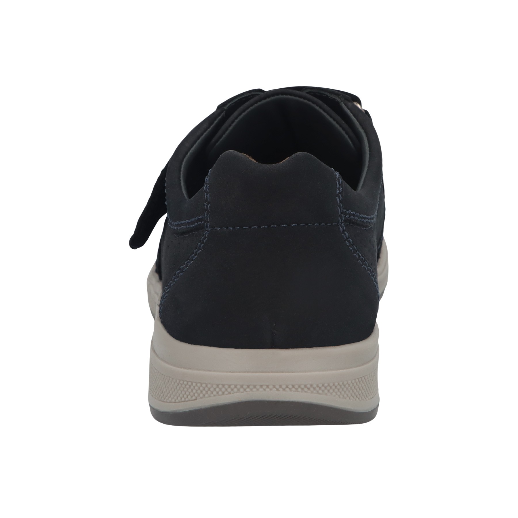 blaue slipper hinteransicht