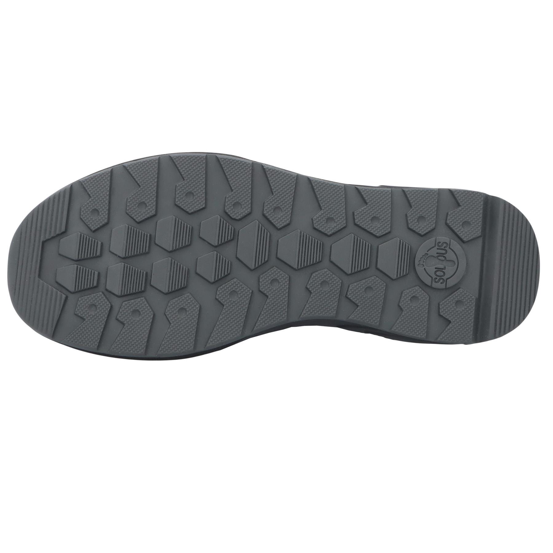 schwarze halbschuh sohlenansicht