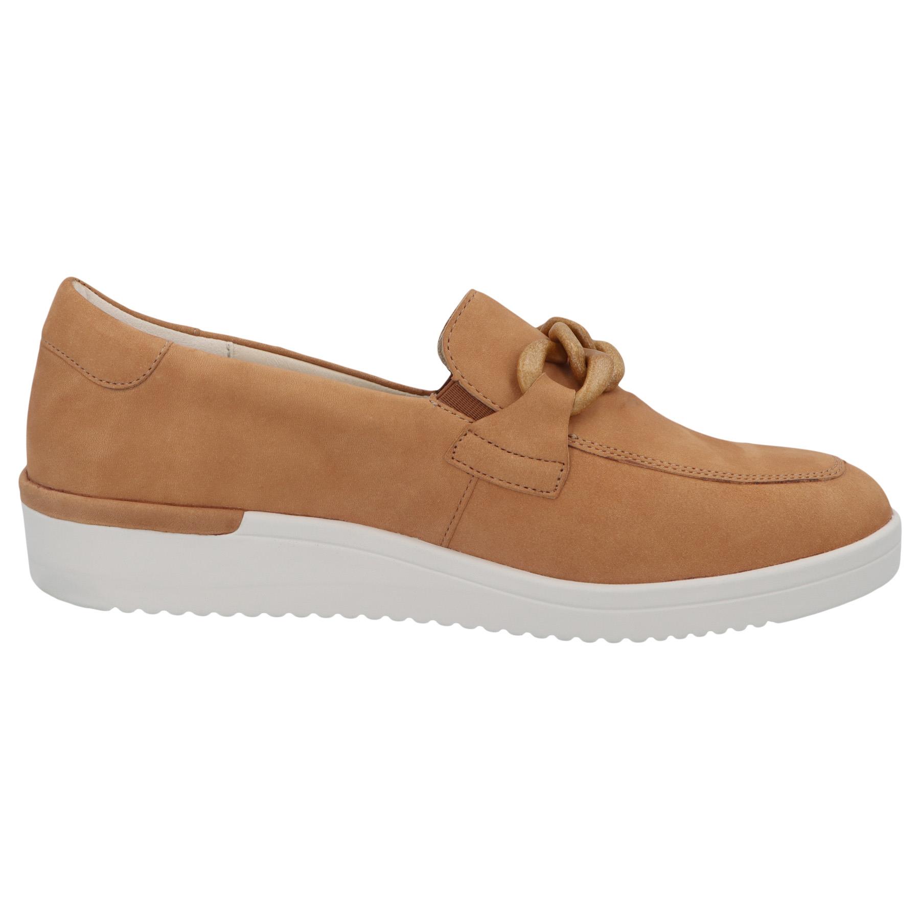 braune slipper seitenansicht rechts