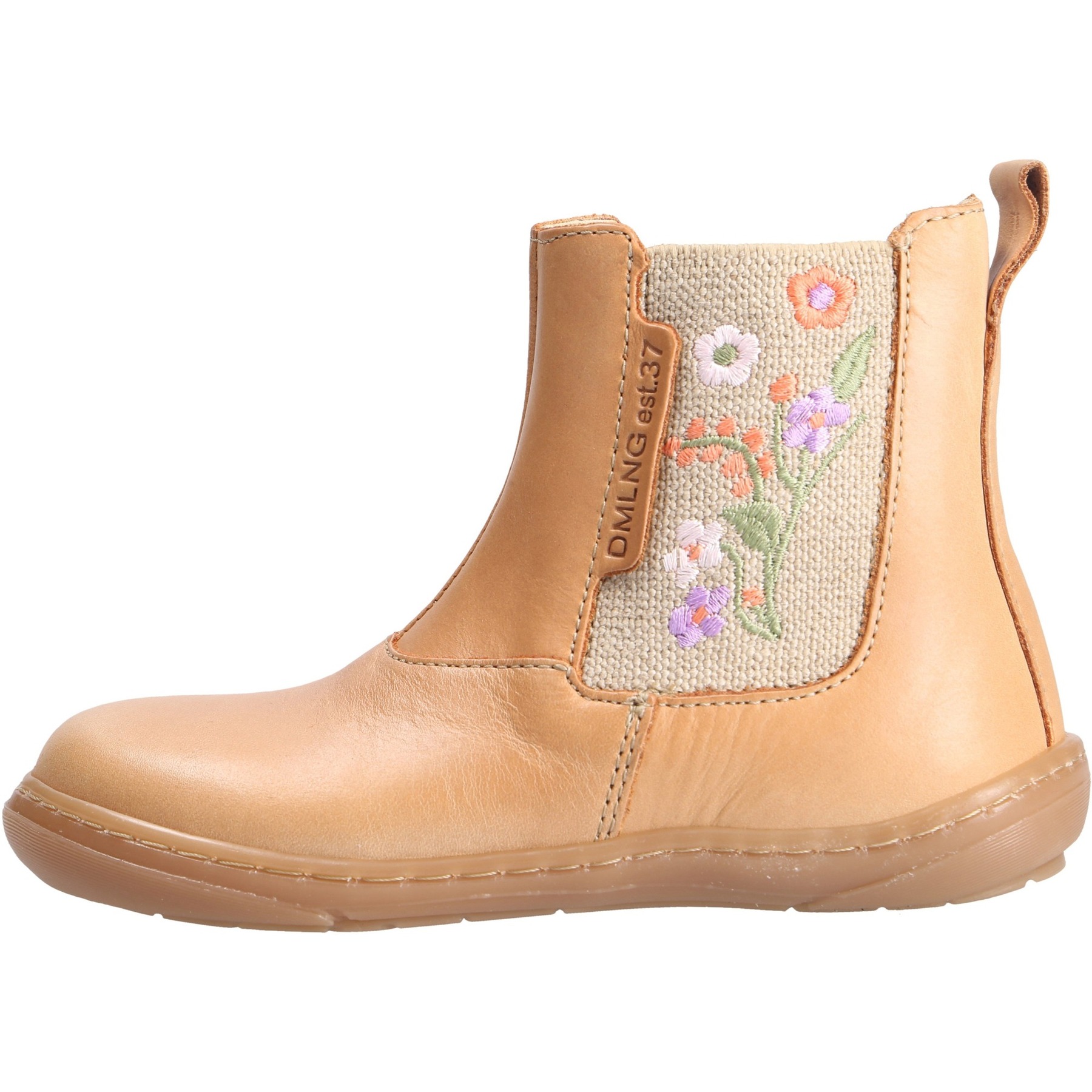 braune halbschuh seitenansicht links