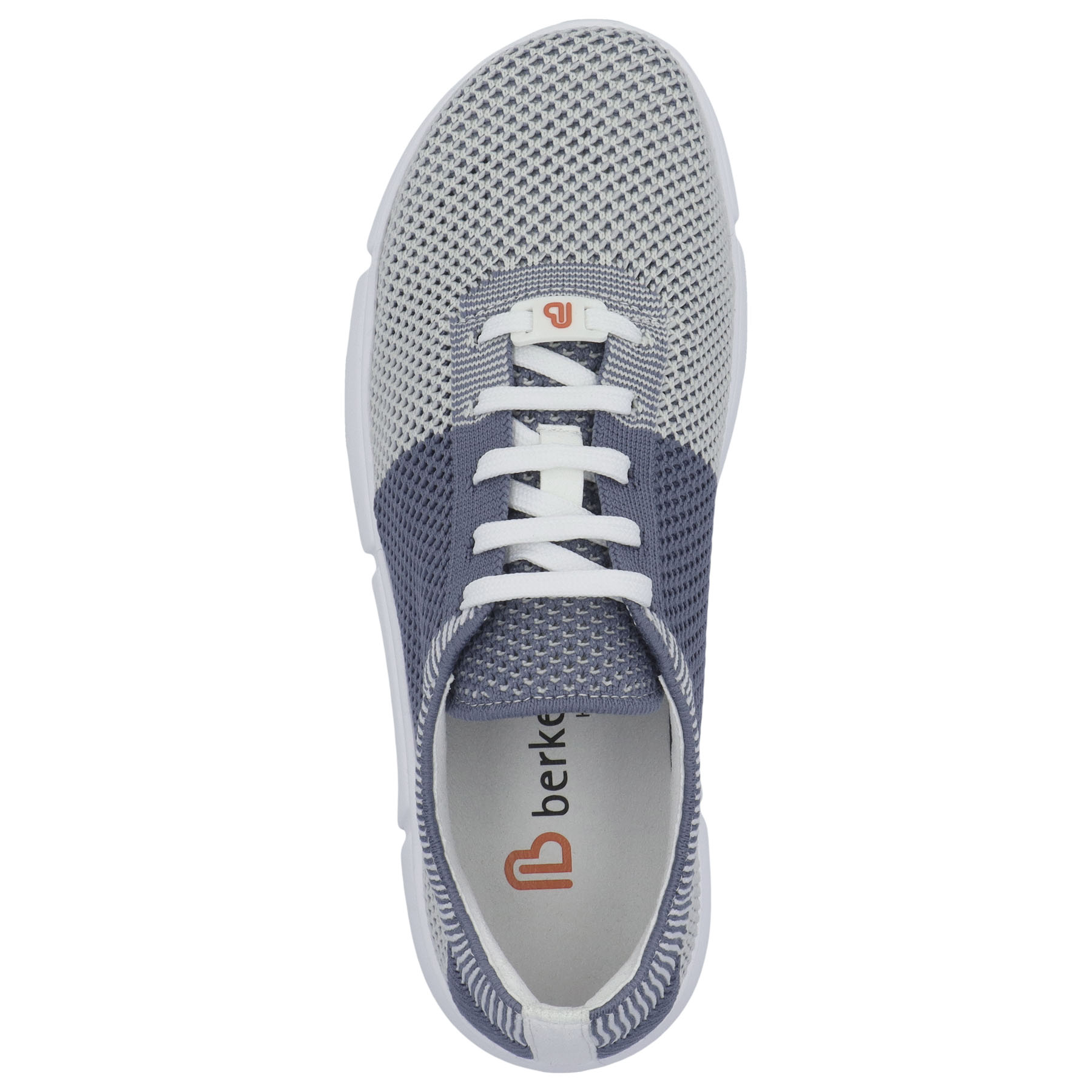 blaue sneaker draufsicht