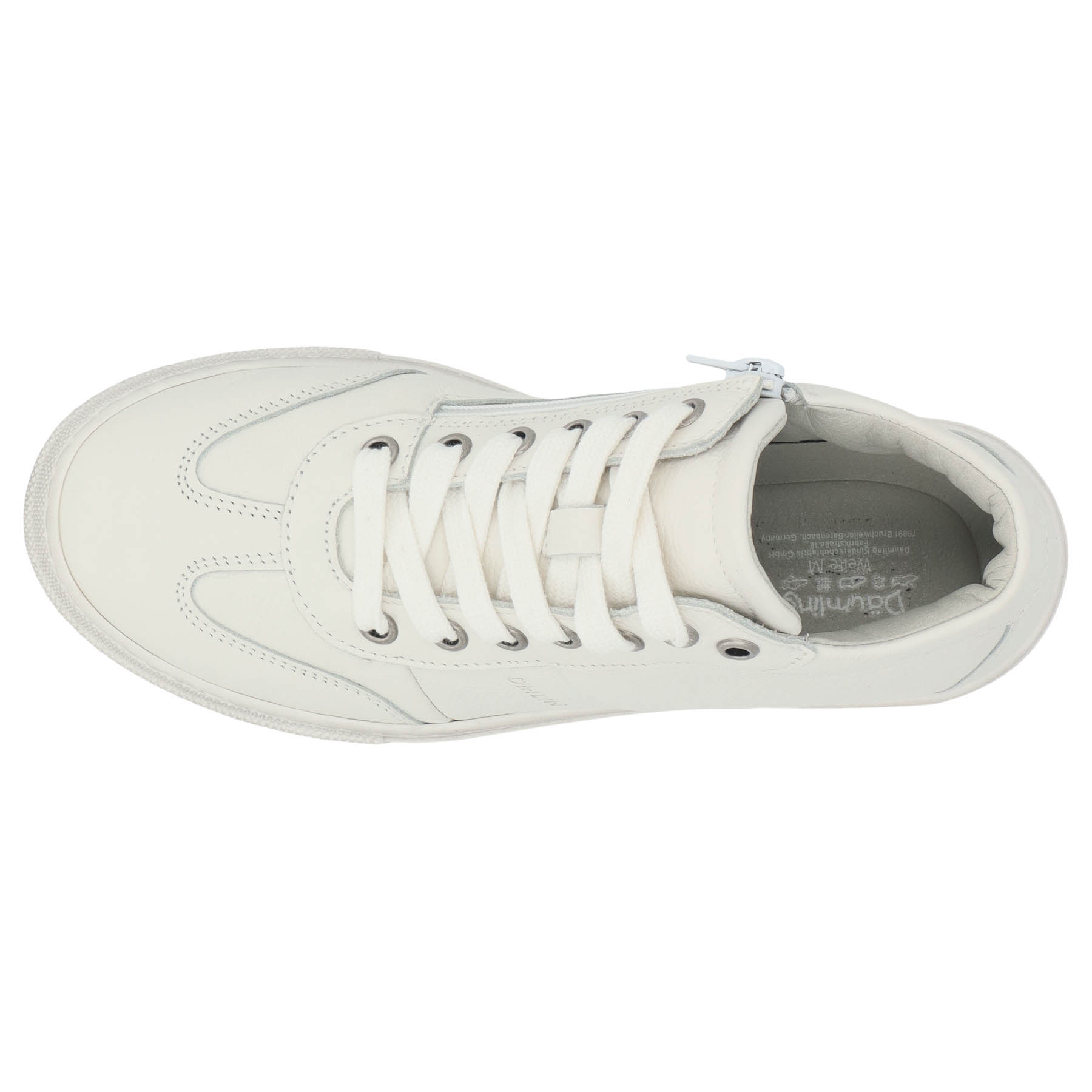 weiße mid cut draufsicht