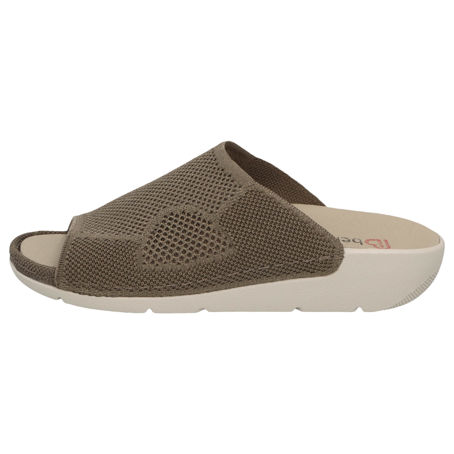 braune pantolette seitenansicht links