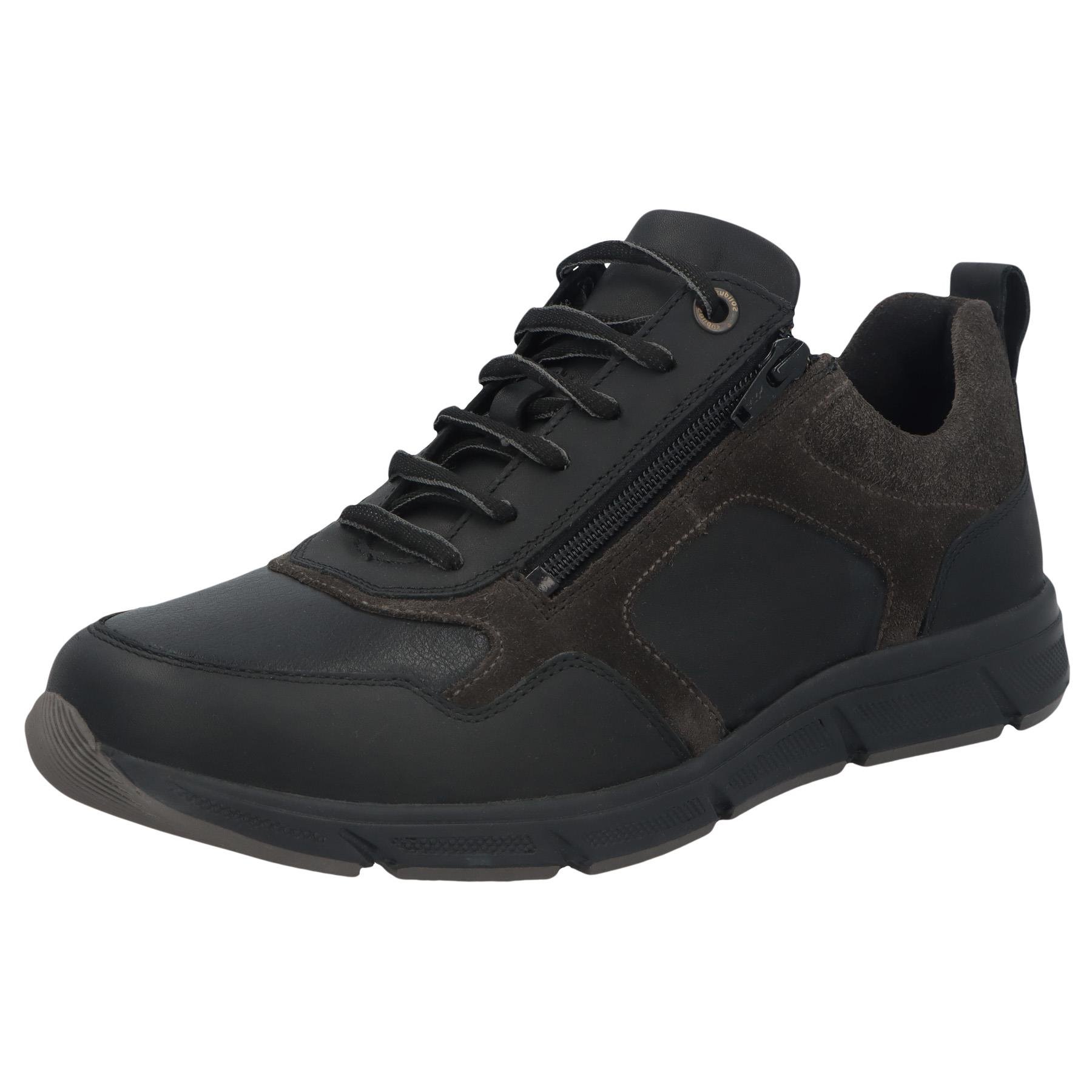 schwarze halbschuh 3-4 ansicht