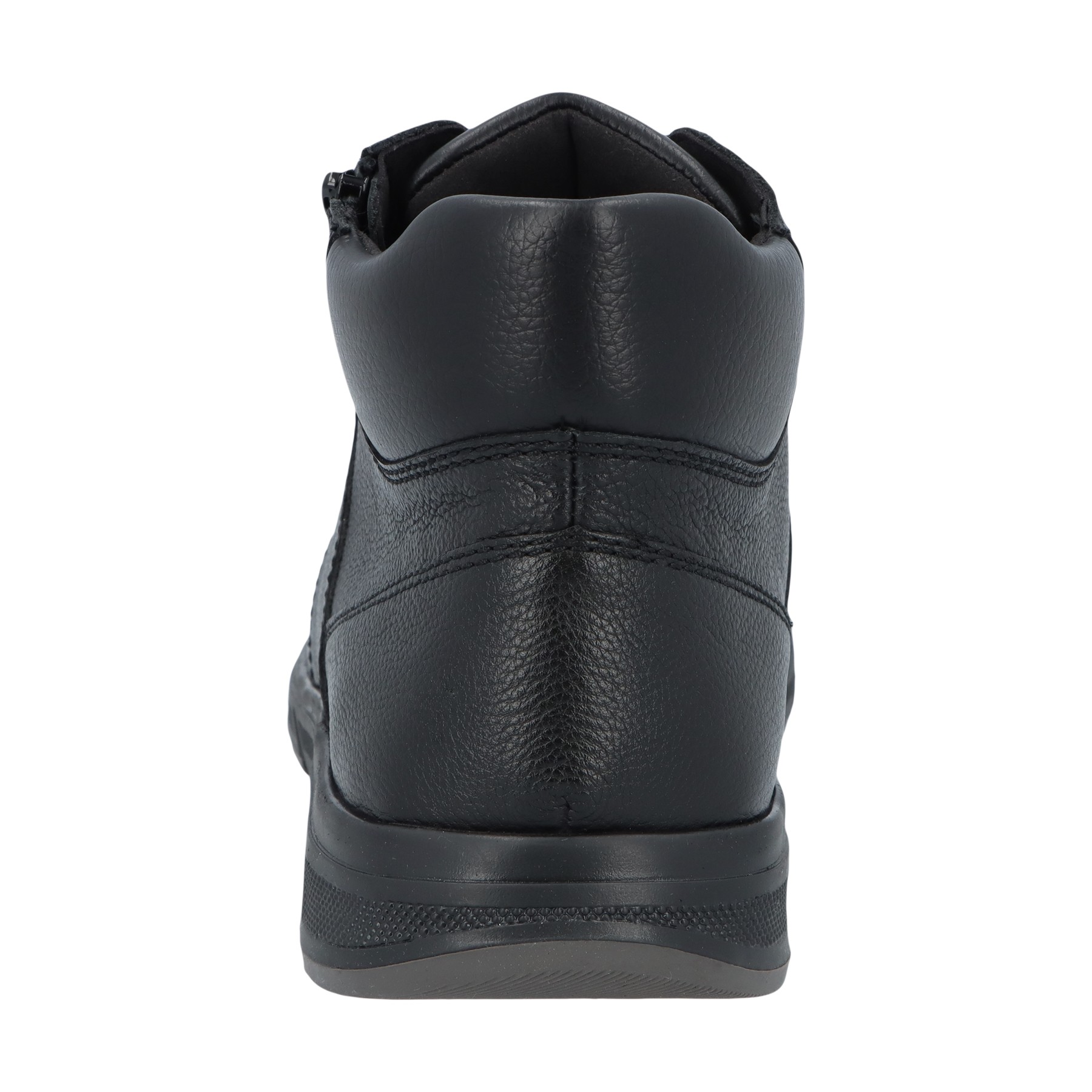 schwarze stiefel hinteransicht