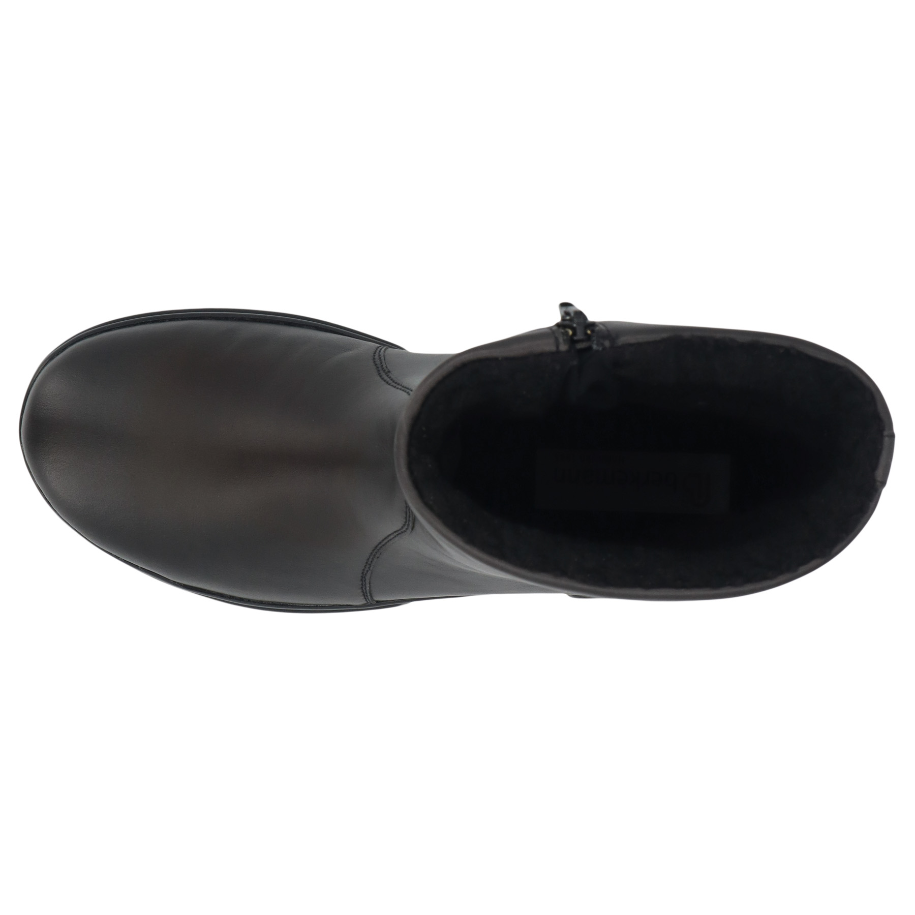 schwarze stiefeletten draufsicht