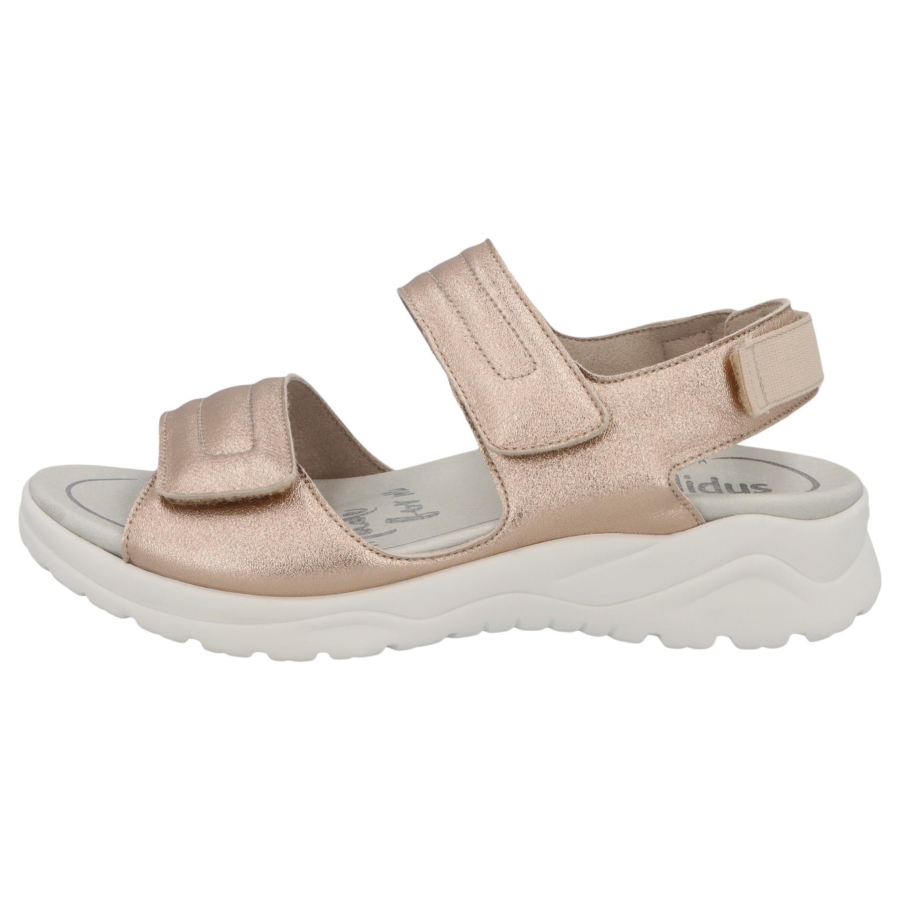 rote sandale seitenansicht links