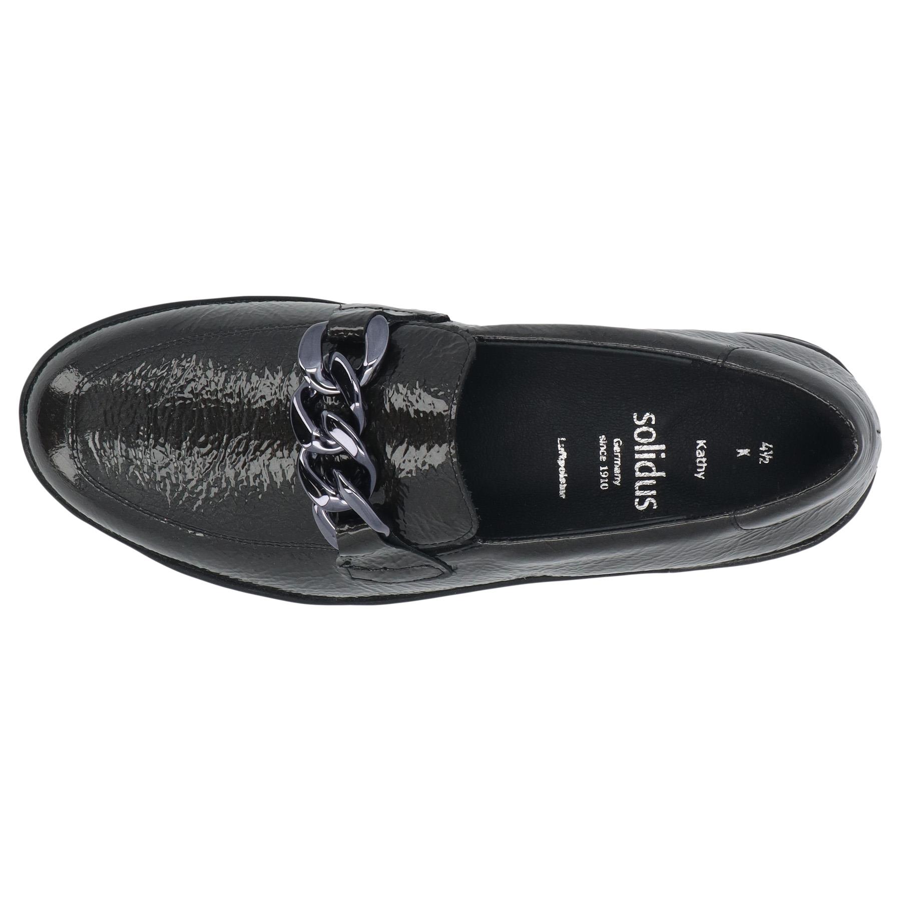 graue slipper draufsicht