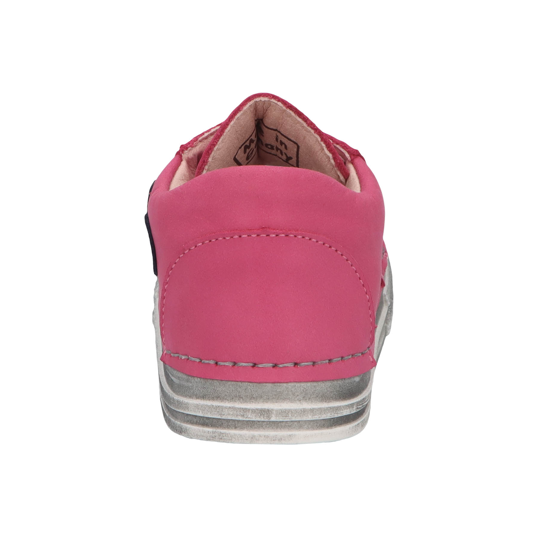 rote lauflernschuhe hinteransicht