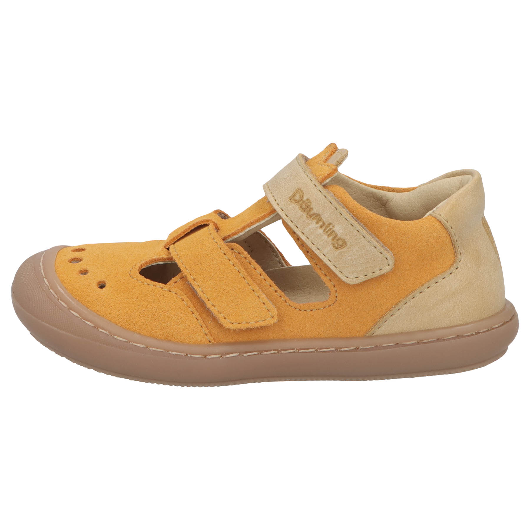 mehrfarbige lauflernschuhe seitenansicht links